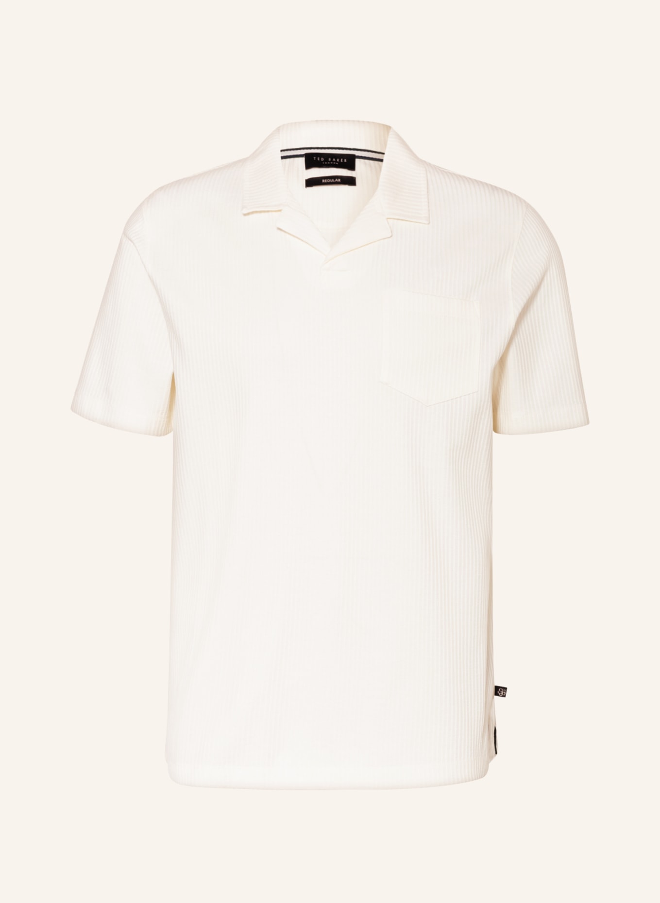 TED BAKER Jersey polo shirt ARKES regular fit, Color: CREAM (Image 1)
