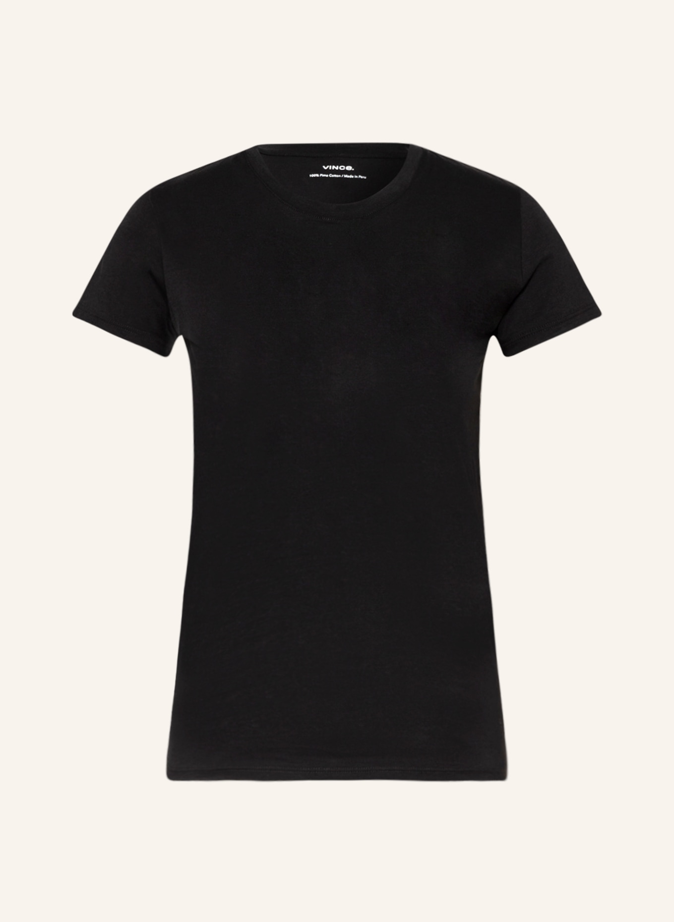 VINCE T-shirt, Color: BLACK (Image 1)