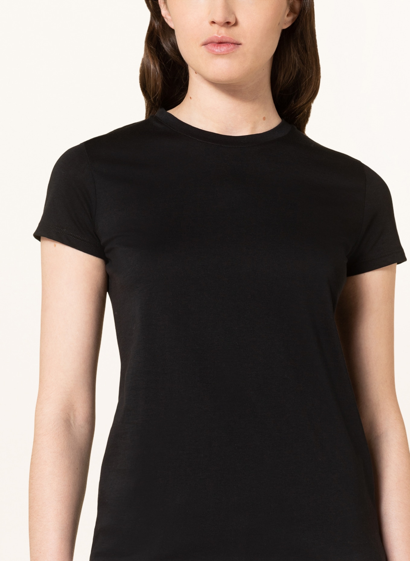 VINCE T-shirt, Color: BLACK (Image 4)