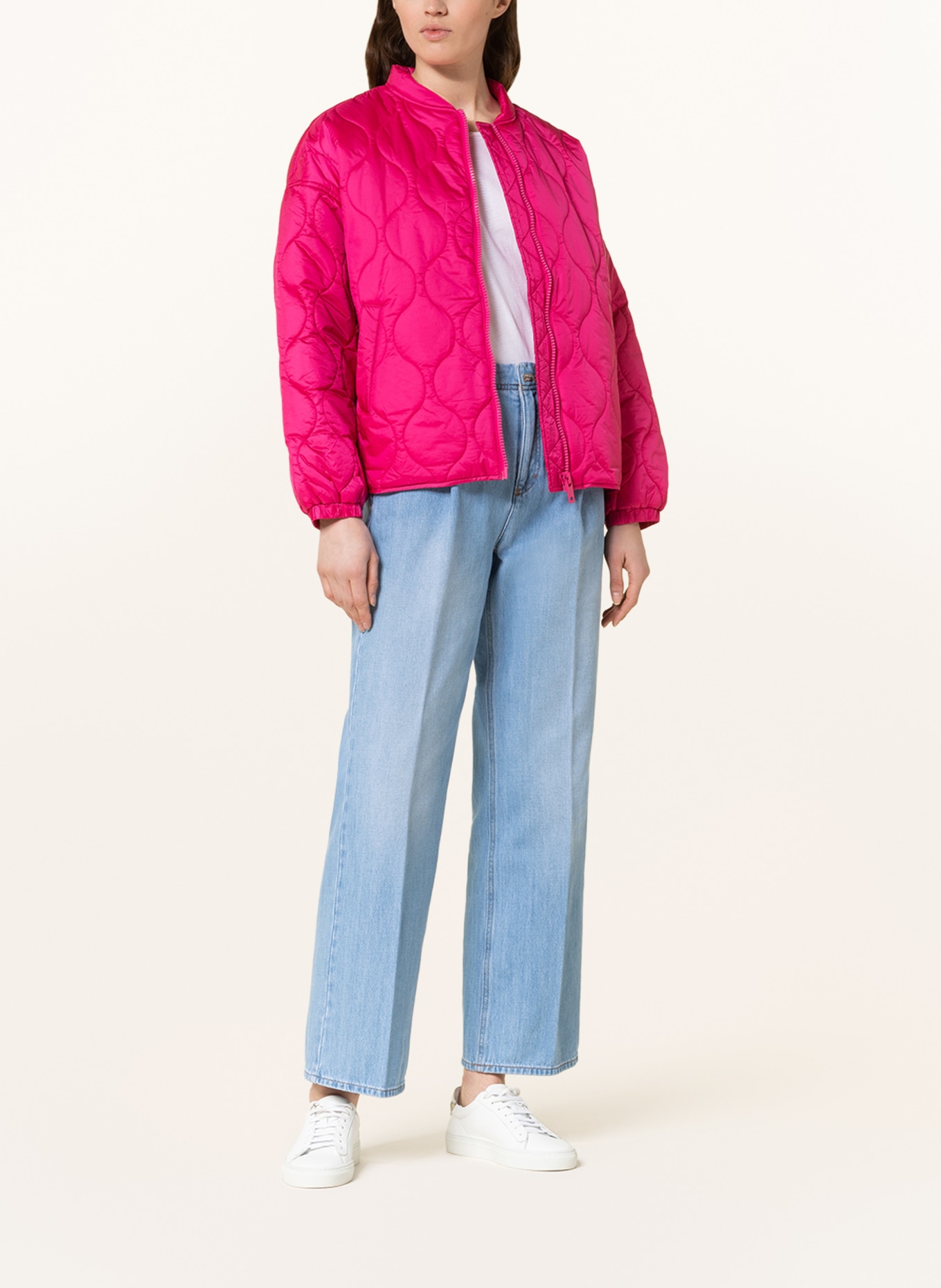 OPUS Quilted blouson JAMINE, Color: FUCHSIA (Image 2)