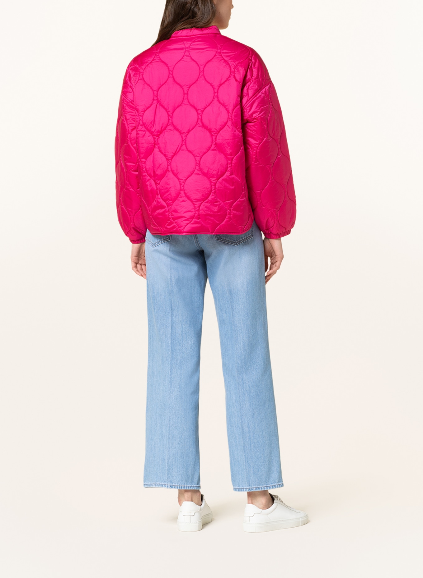 OPUS Quilted blouson JAMINE, Color: FUCHSIA (Image 3)