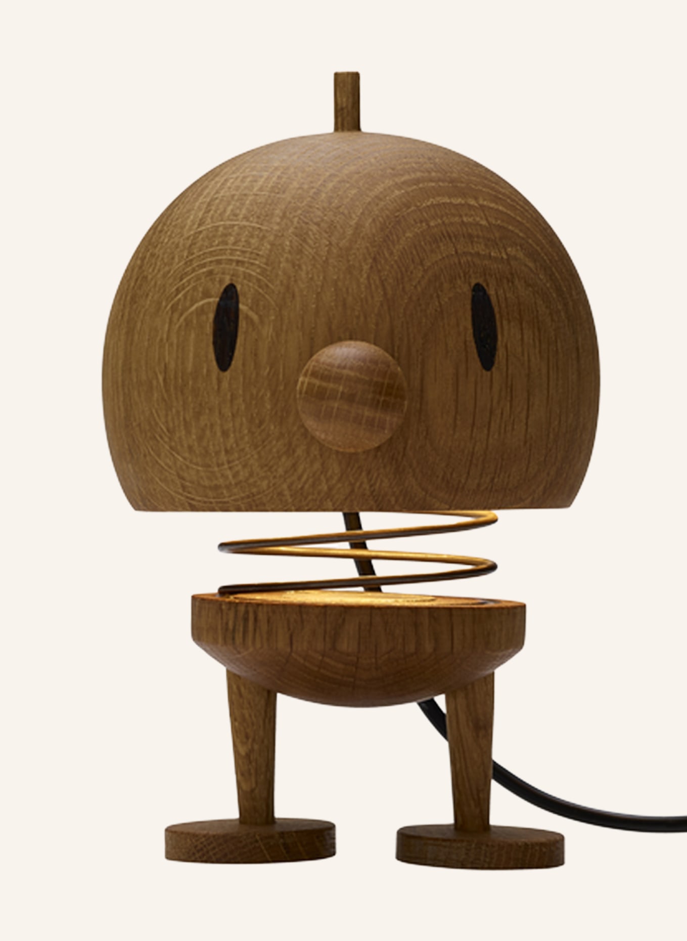 Hoptimist Table lamp OAK LARGE, Color: DARK BROWN (Image 1)