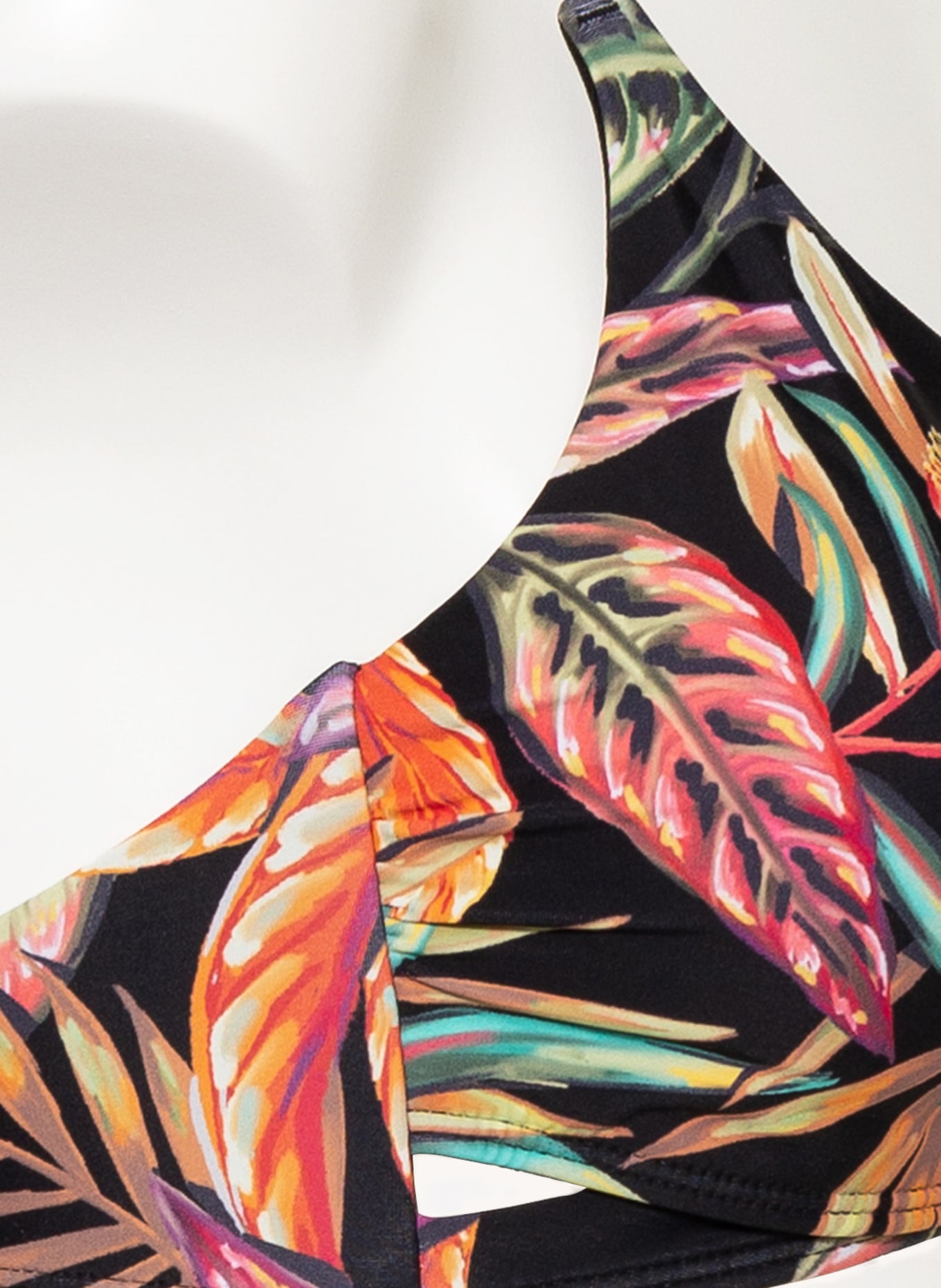 O'NEILL Bralette-Bikini-Top BAAY, Farbe: SCHWARZ/ ROT/ GRÜN (Bild 4)