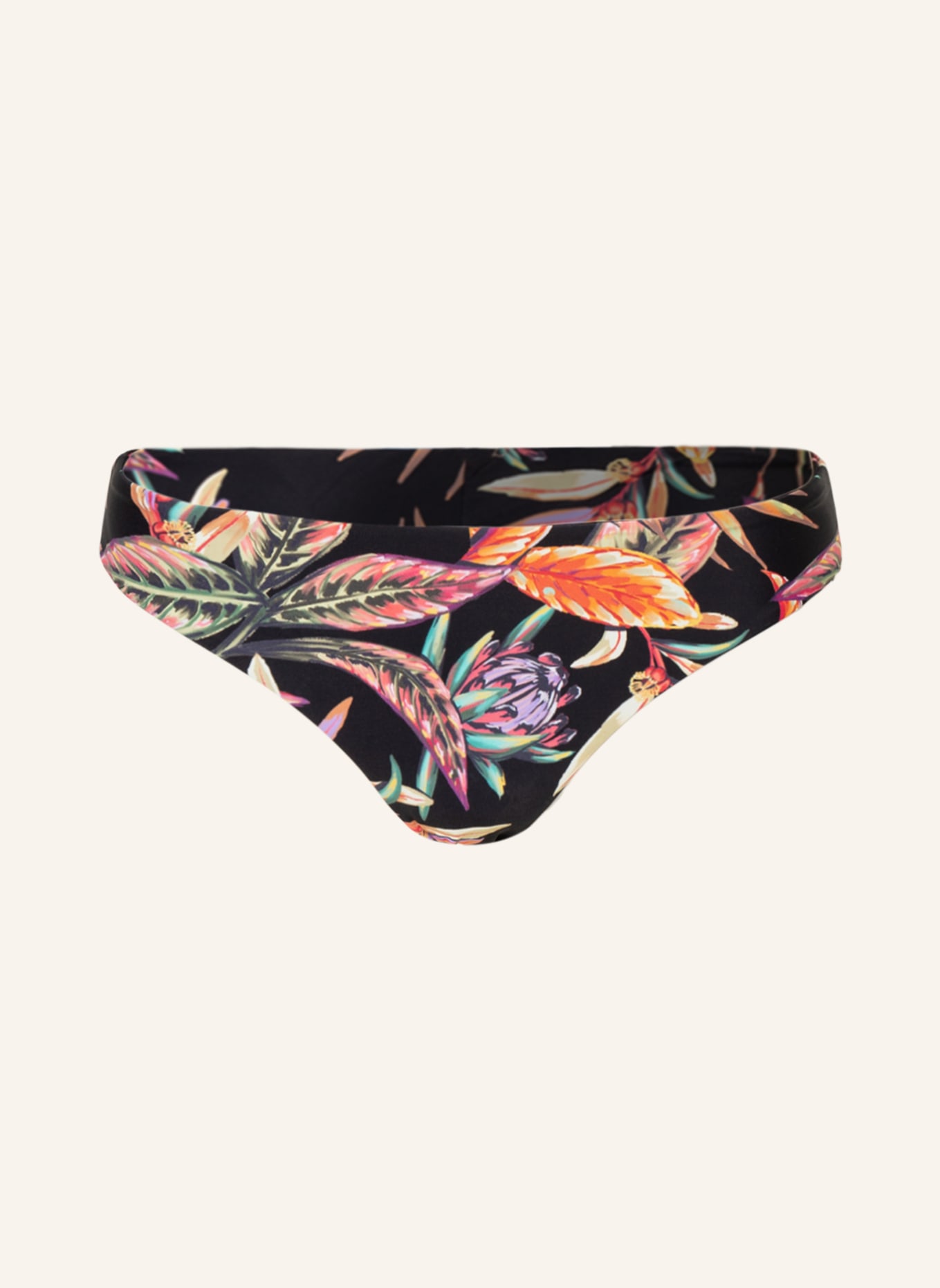 O'NEILL Basic-Bikini-Hose MAOI, Farbe: SCHWARZ/ HELLGRÜN/ HELLGELB (Bild 1)