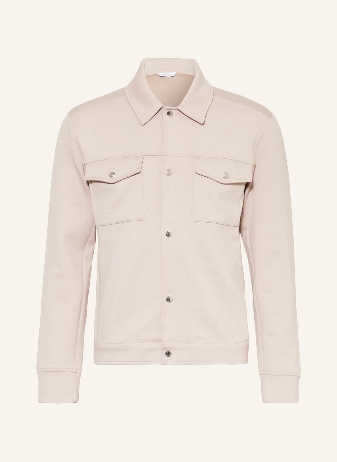 REISS Overshirt JERRY, Color: LIGHT BROWN (Image 1)