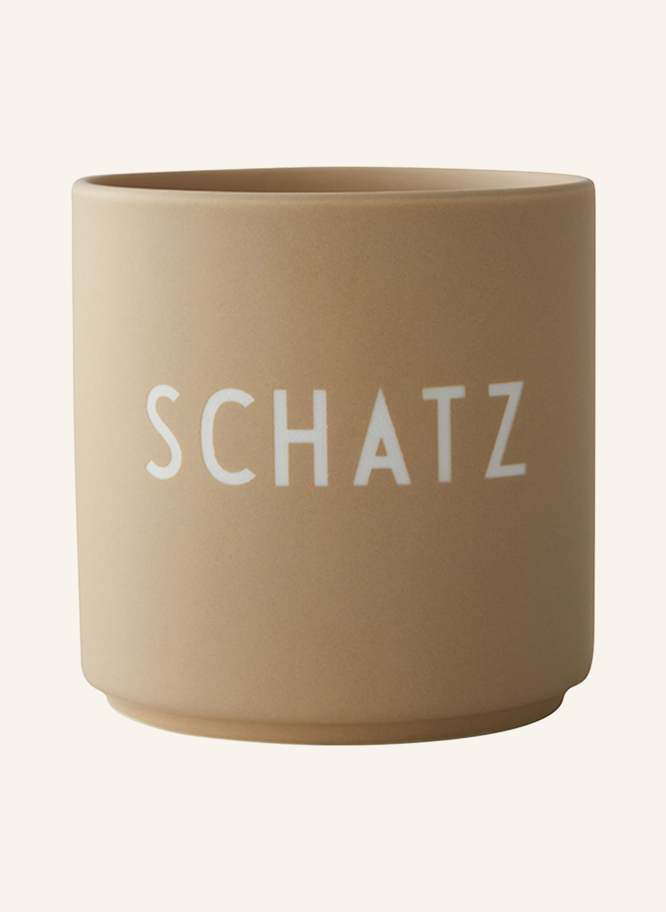 DESIGN LETTERS Mugs, Color: LIGHT YELLOW (Image 1)