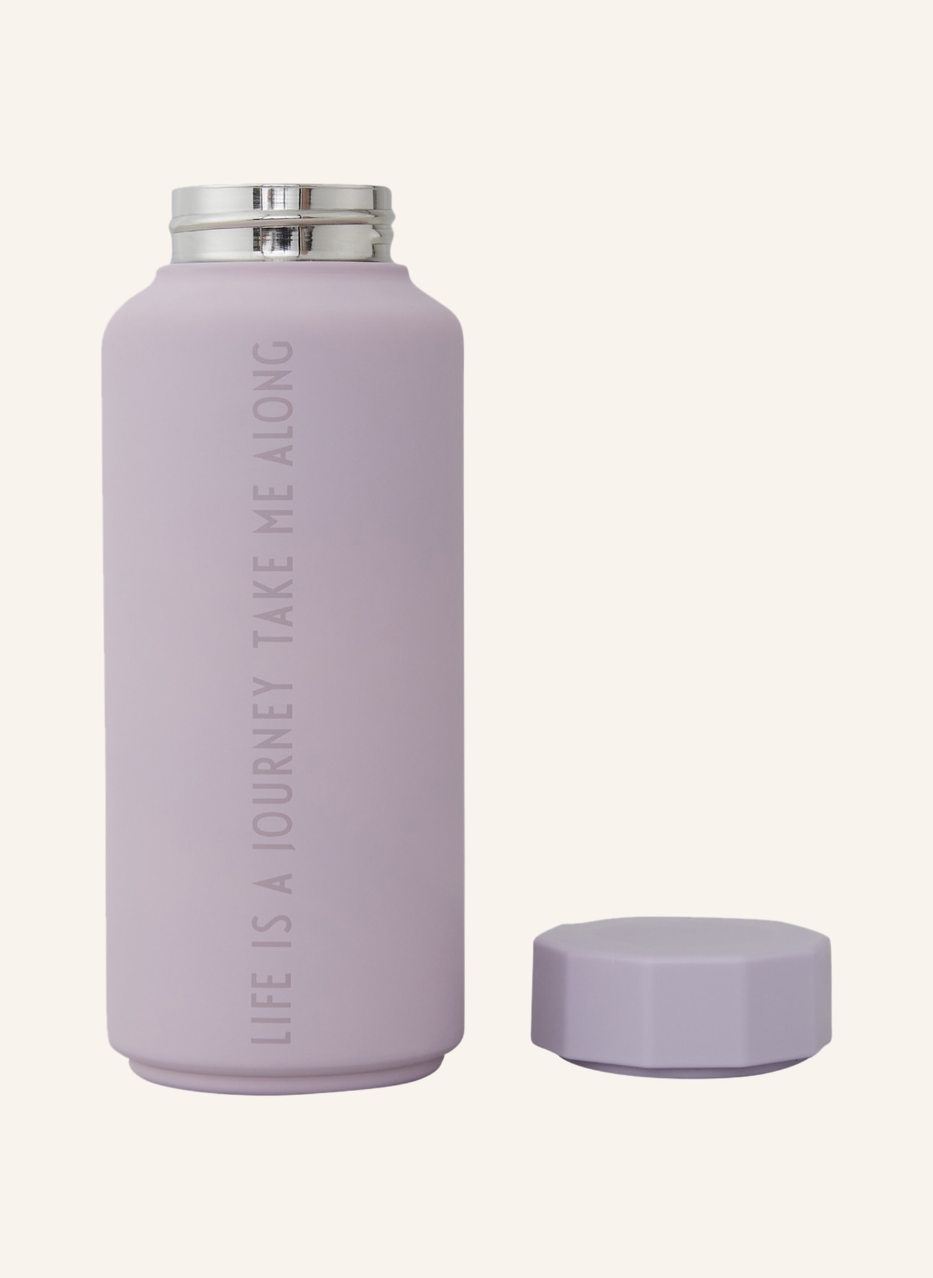 DESIGN LETTERS Insulated bottle GRNBLIFEIS, Color: PURPLE (Image 2)