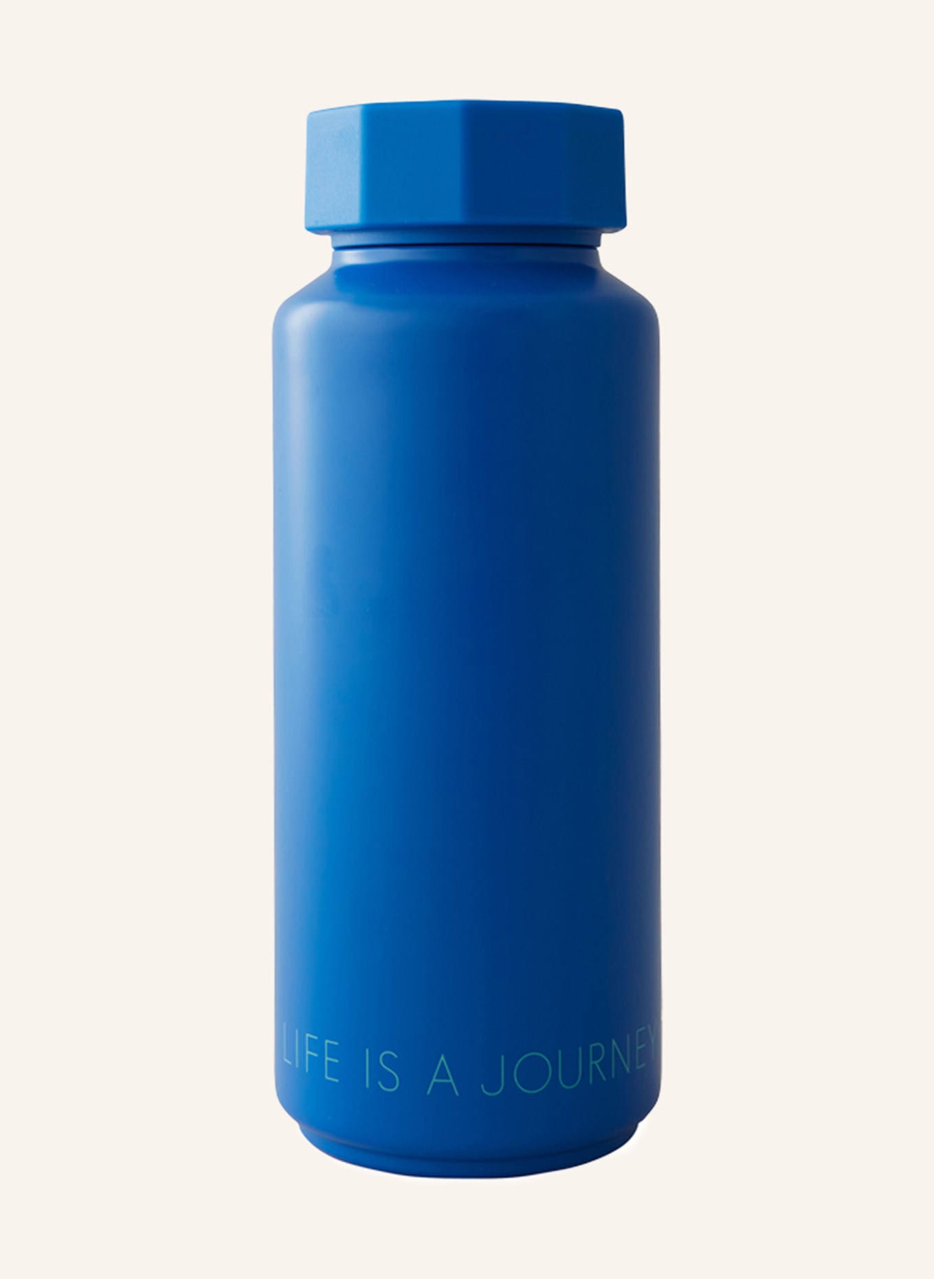 DESIGN LETTERS Isolierflasche GRNBLIFEIS, Farbe: BLAU (Bild 1)