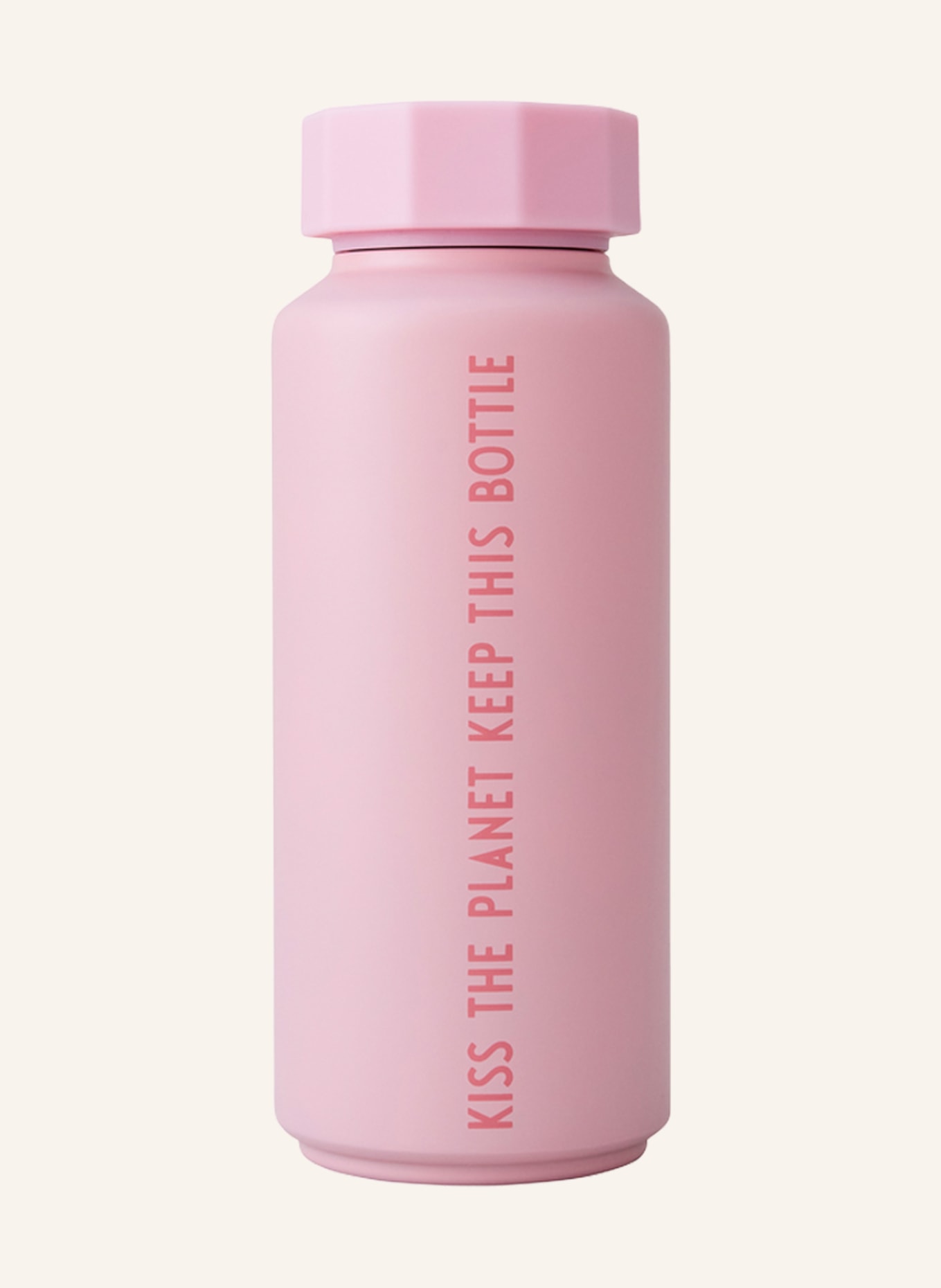 DESIGN LETTERS Isolierflasche GRNBLIFEIS, Farbe: PINK (Bild 1)