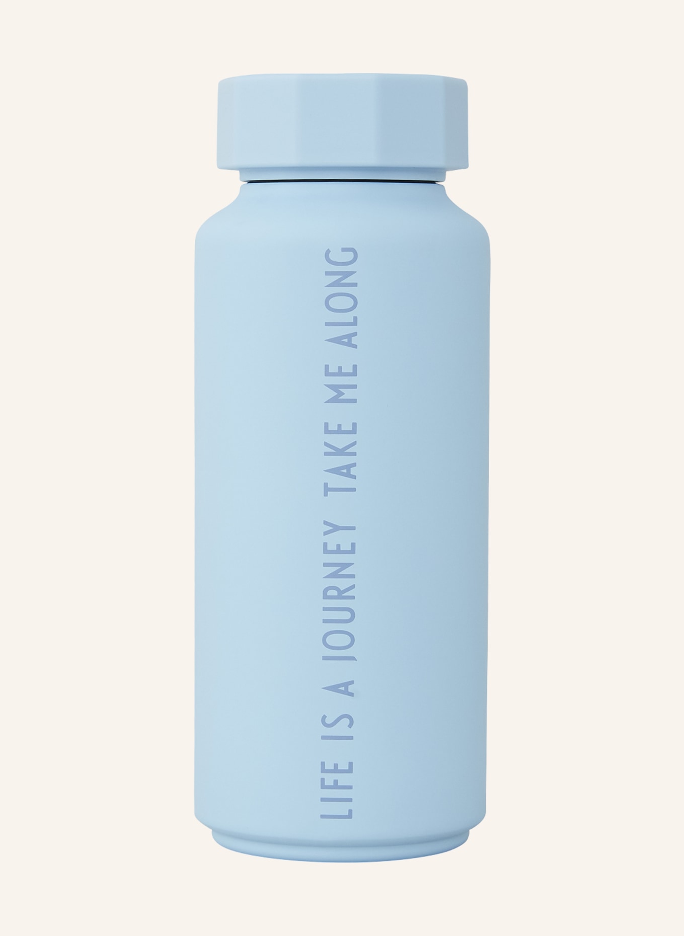 DESIGN LETTERS Insulated bottle GRNBLIFEIS, Color: LIGHT BLUE (Image 1)