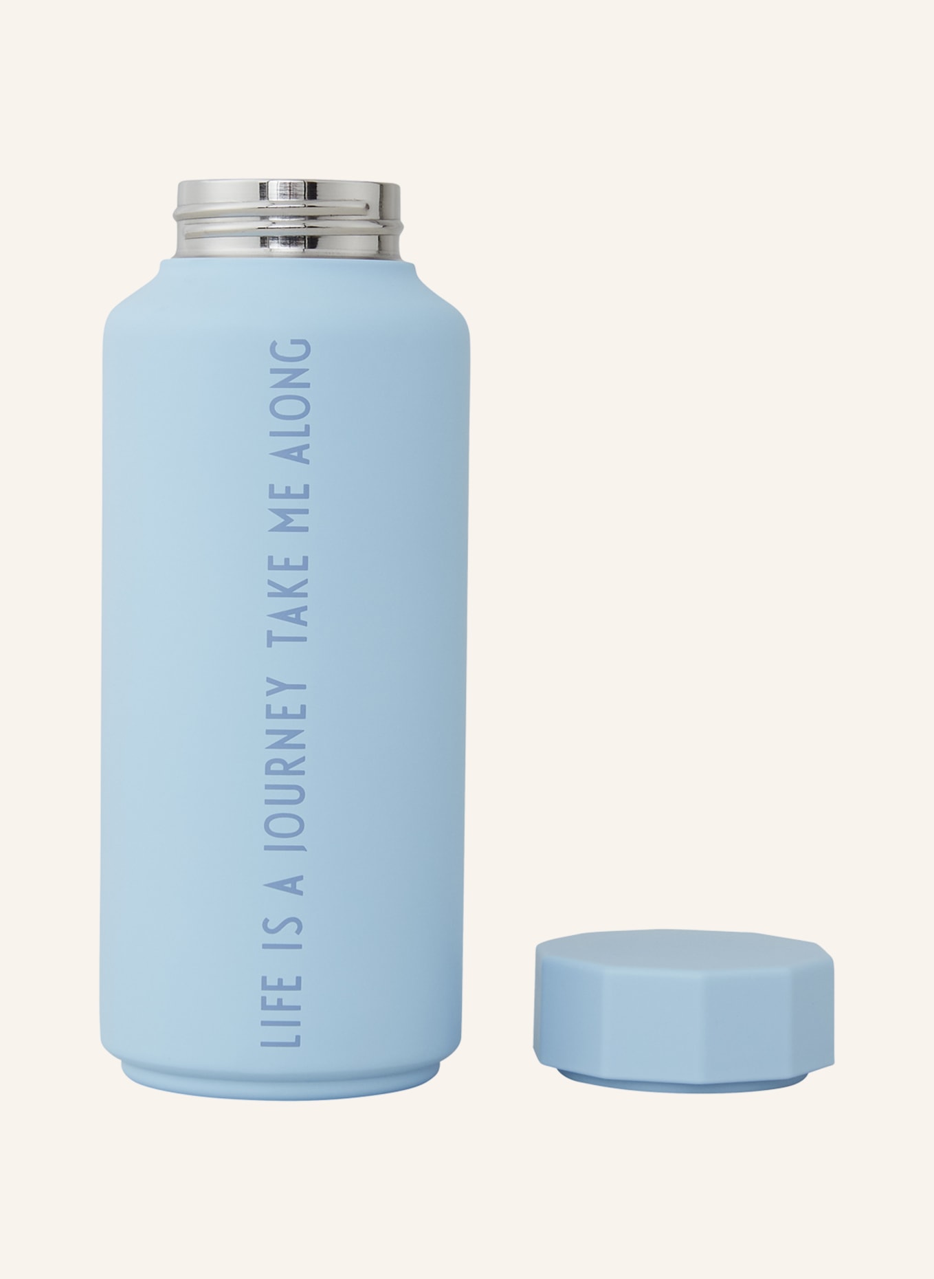 DESIGN LETTERS Insulated bottle GRNBLIFEIS, Color: LIGHT BLUE (Image 2)