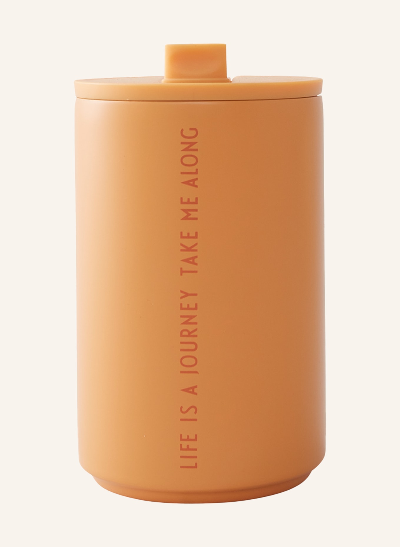 DESIGN LETTERS Thermos mug MOM, Color: ORANGE (Image 1)