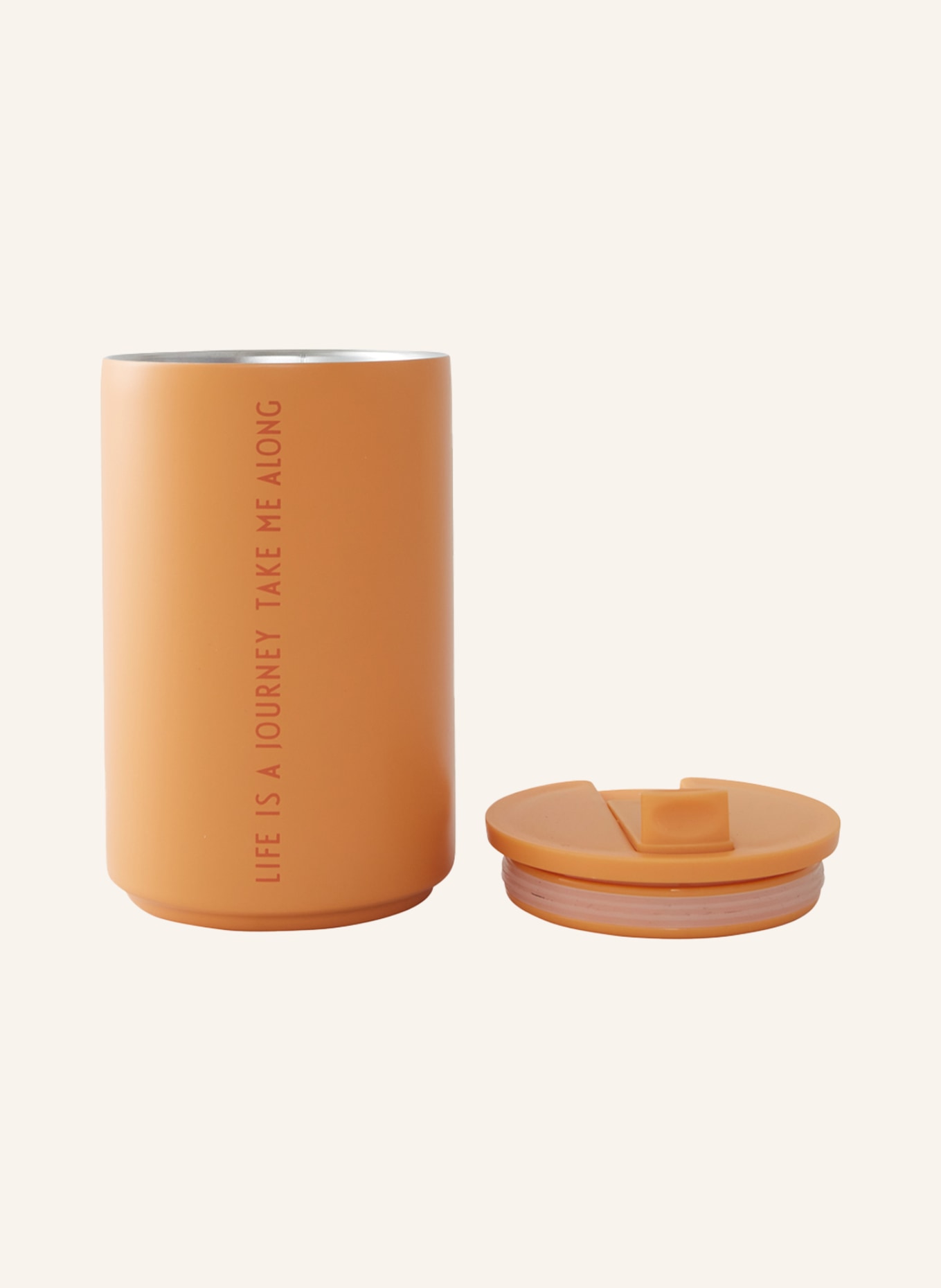 DESIGN LETTERS Thermos mug MOM, Color: ORANGE (Image 3)