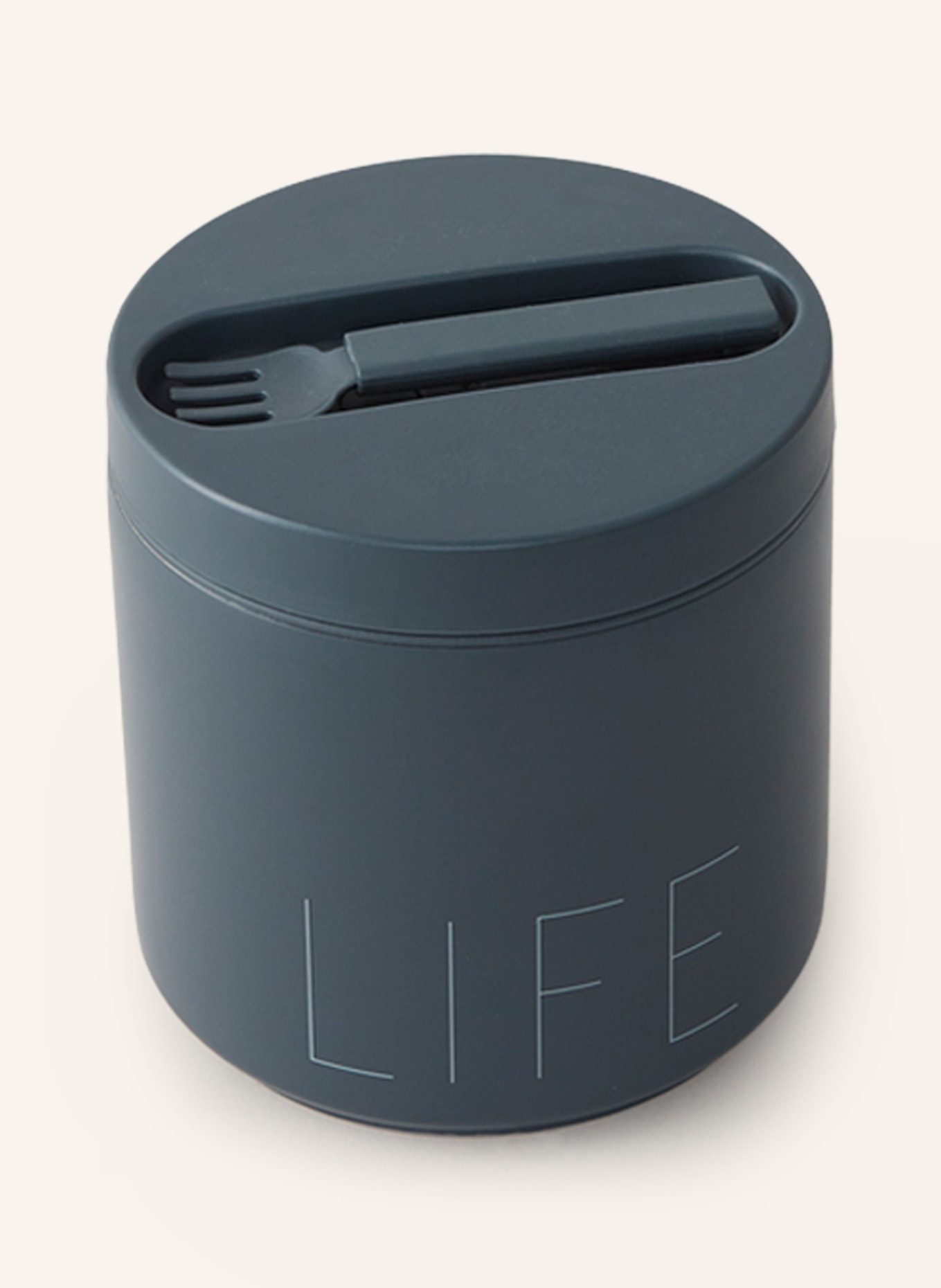 DESIGN LETTERS Thermo-Lunchbox LIFE, Farbe: DUNKELBLAU (Bild 3)