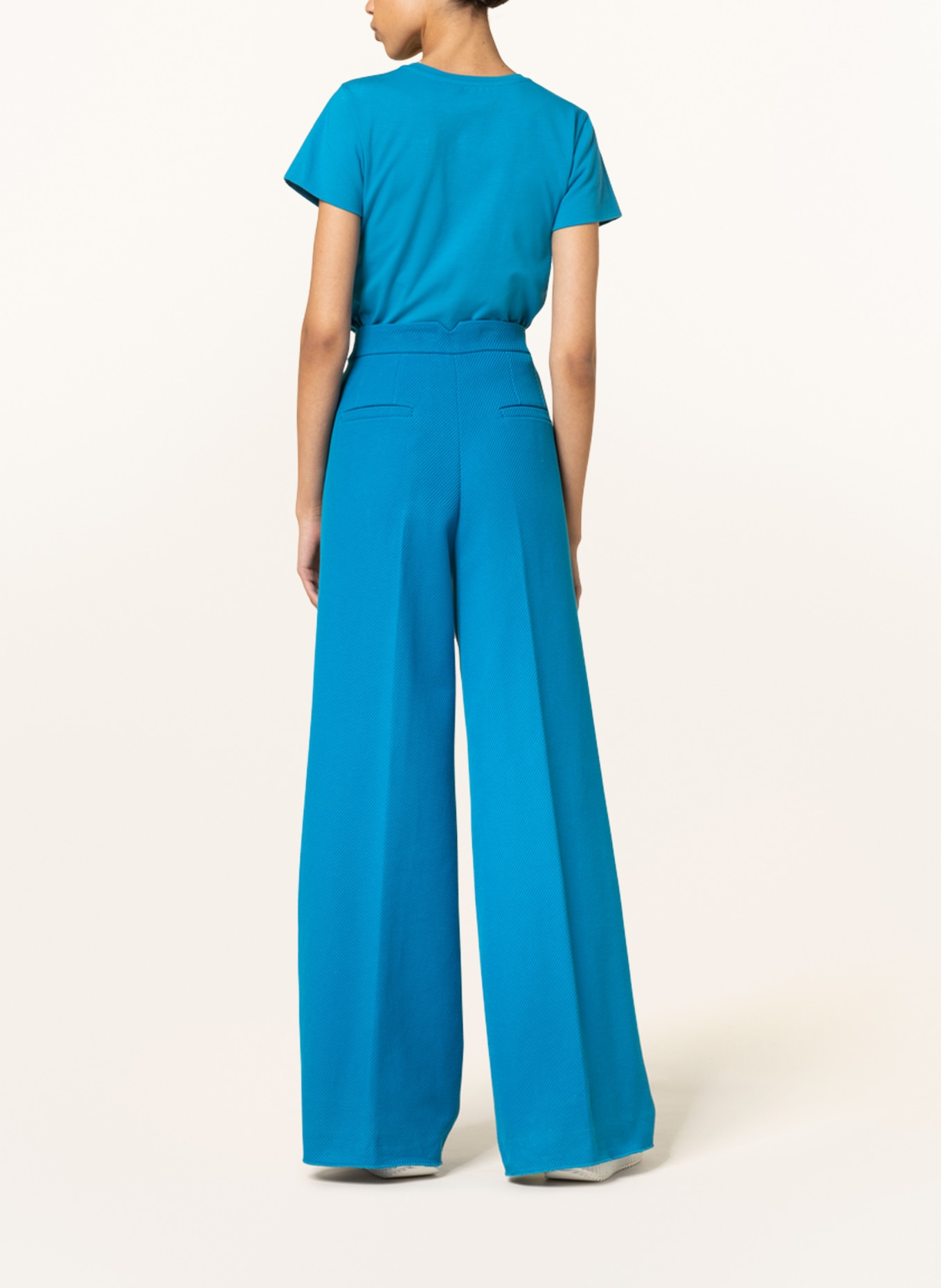 DOROTHEE SCHUMACHER Wide leg trousers, Color: TURQUOISE (Image 3)