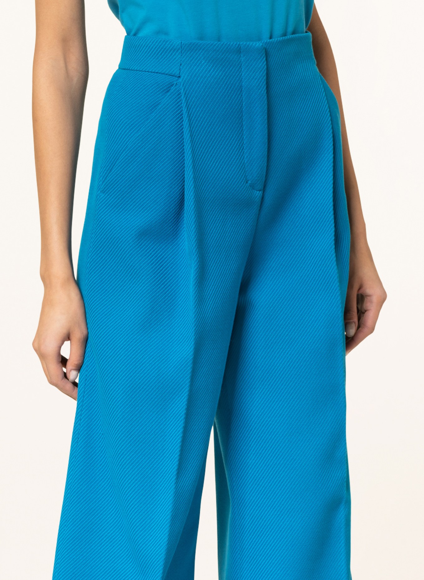 DOROTHEE SCHUMACHER Wide leg trousers, Color: TURQUOISE (Image 5)
