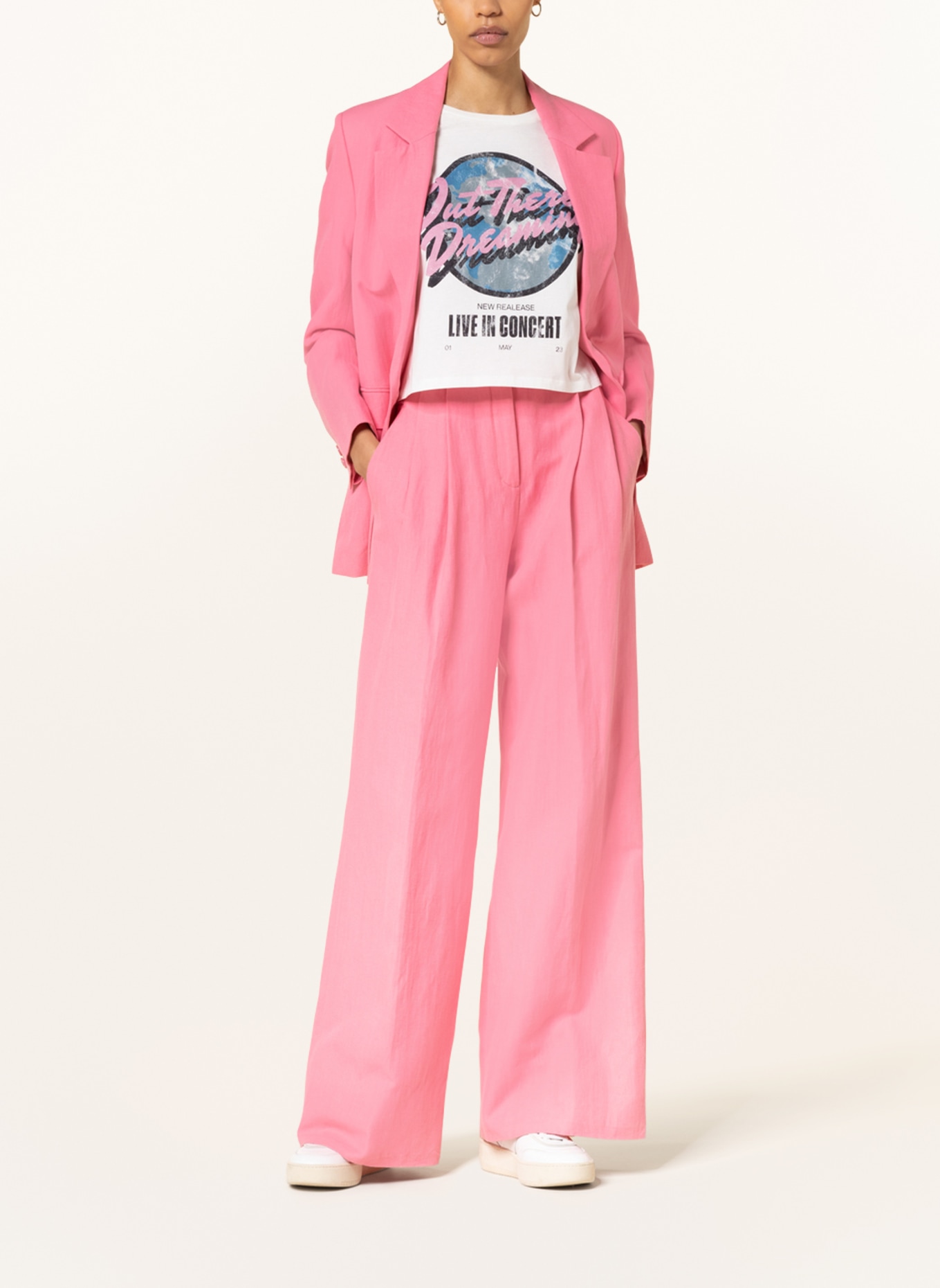DOROTHEE SCHUMACHER Wide leg trousers, Color: PINK (Image 2)