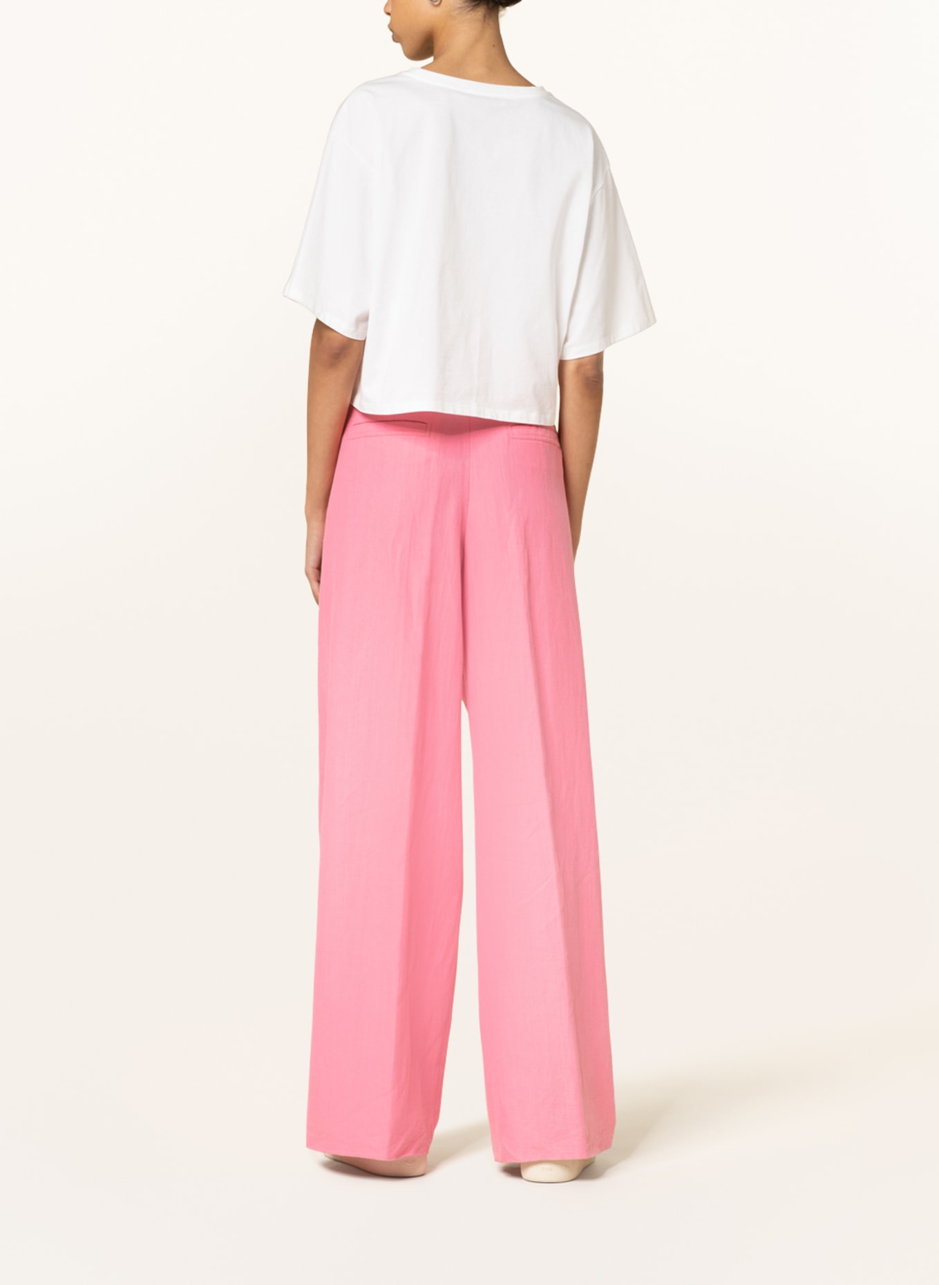 DOROTHEE SCHUMACHER Wide leg trousers, Color: PINK (Image 3)