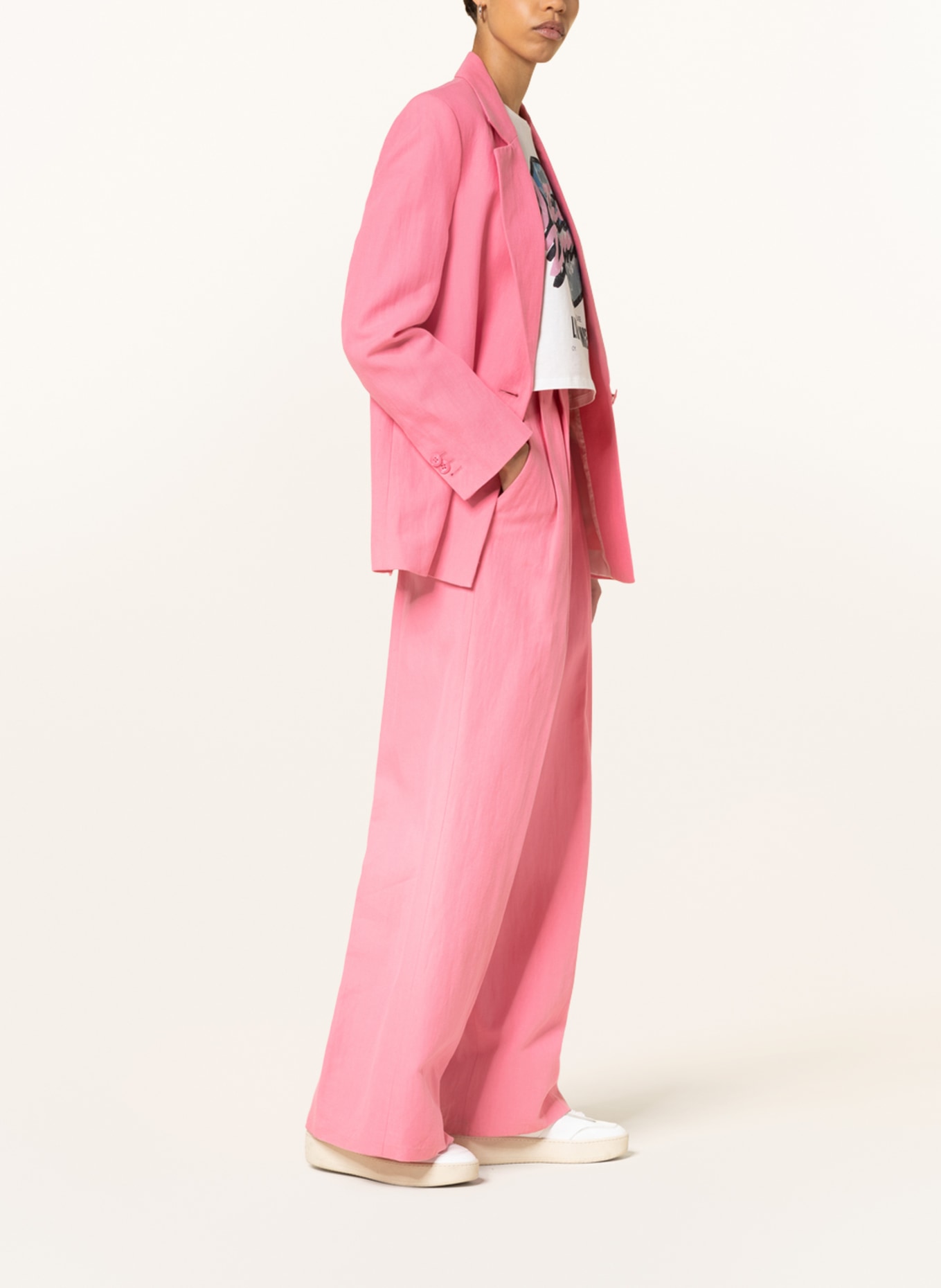 DOROTHEE SCHUMACHER Wide leg trousers, Color: PINK (Image 4)