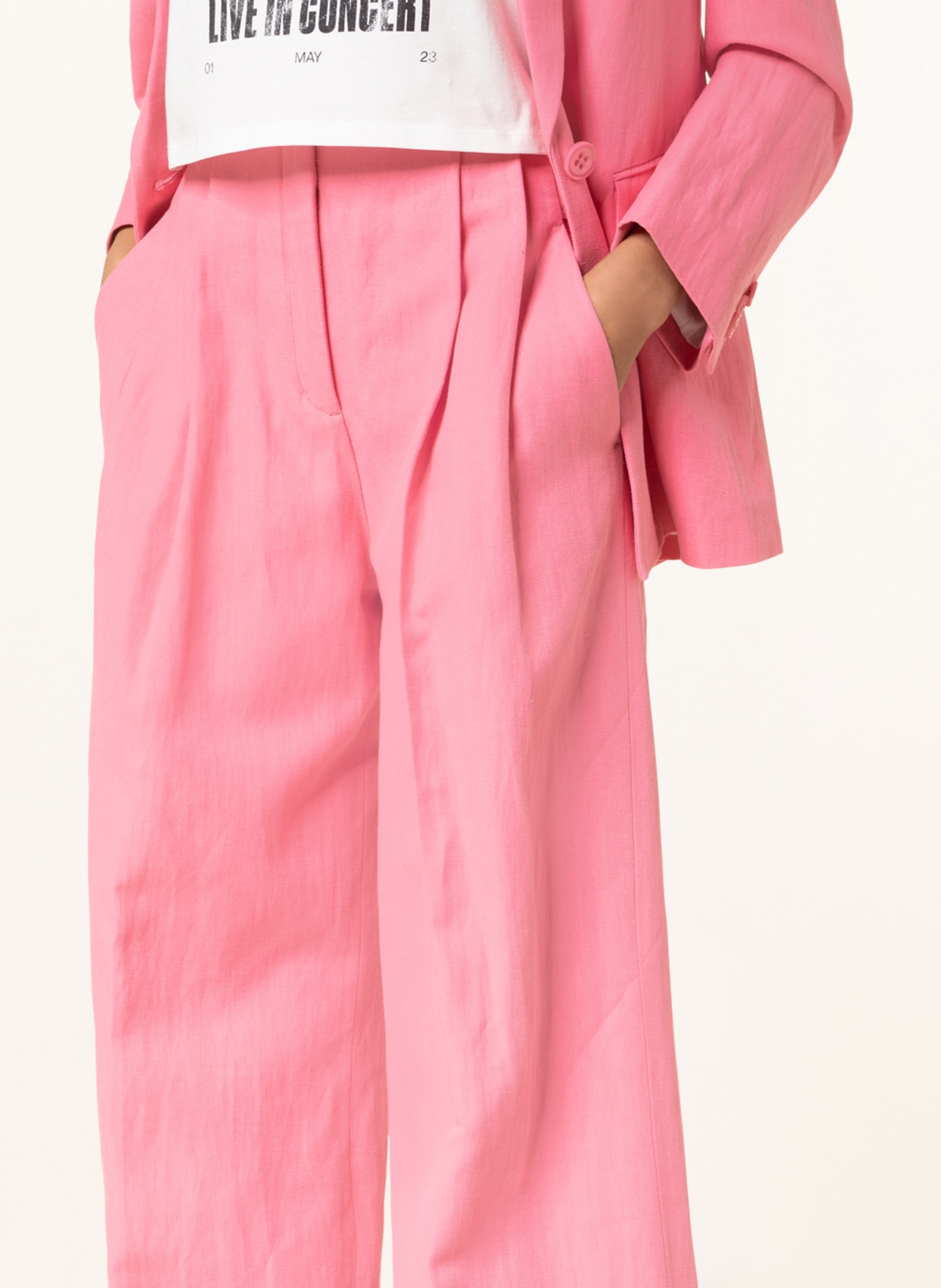 DOROTHEE SCHUMACHER Wide leg trousers, Color: PINK (Image 5)