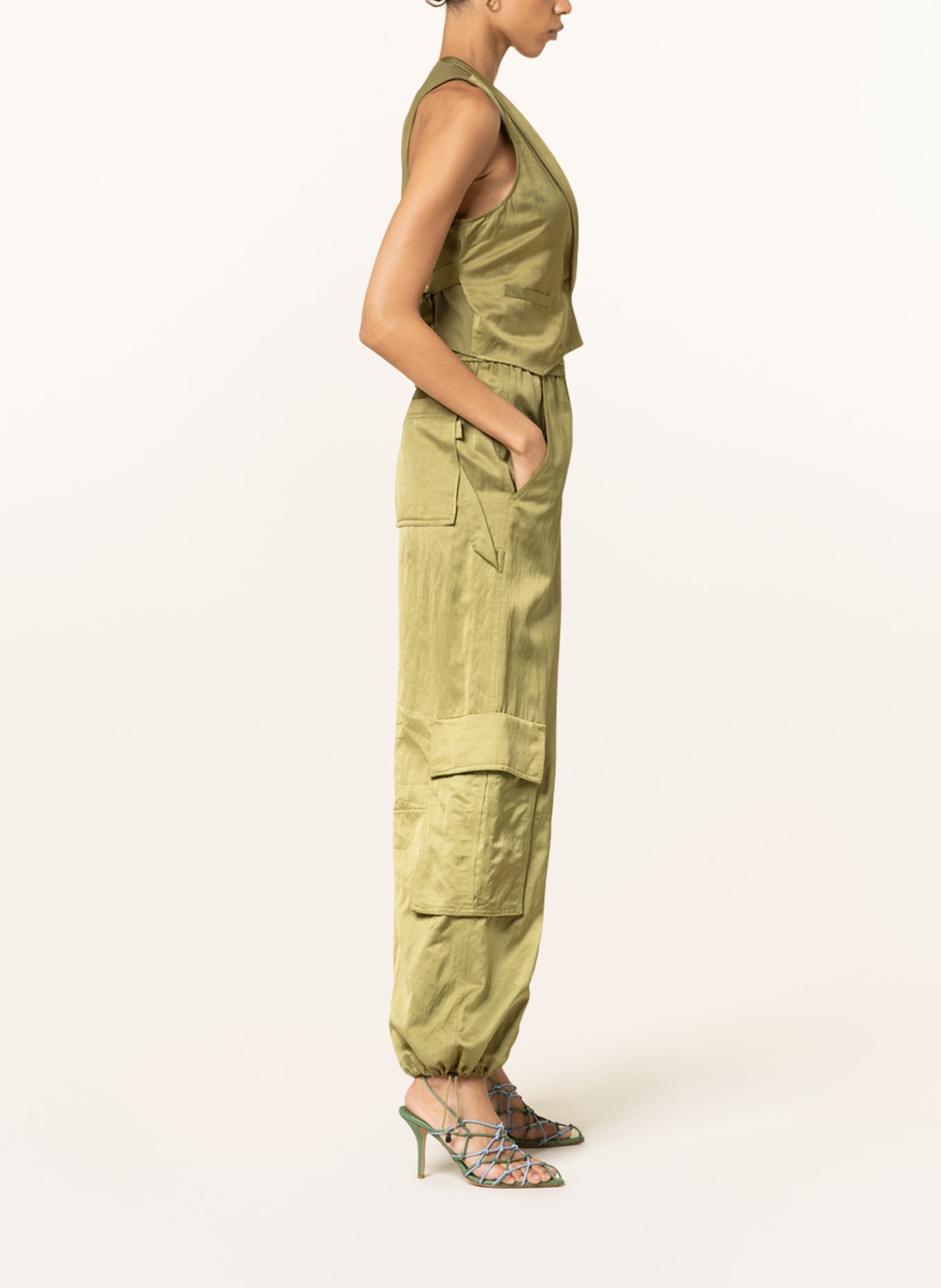 DOROTHEE SCHUMACHER Cargo pants, Color: OLIVE (Image 4)