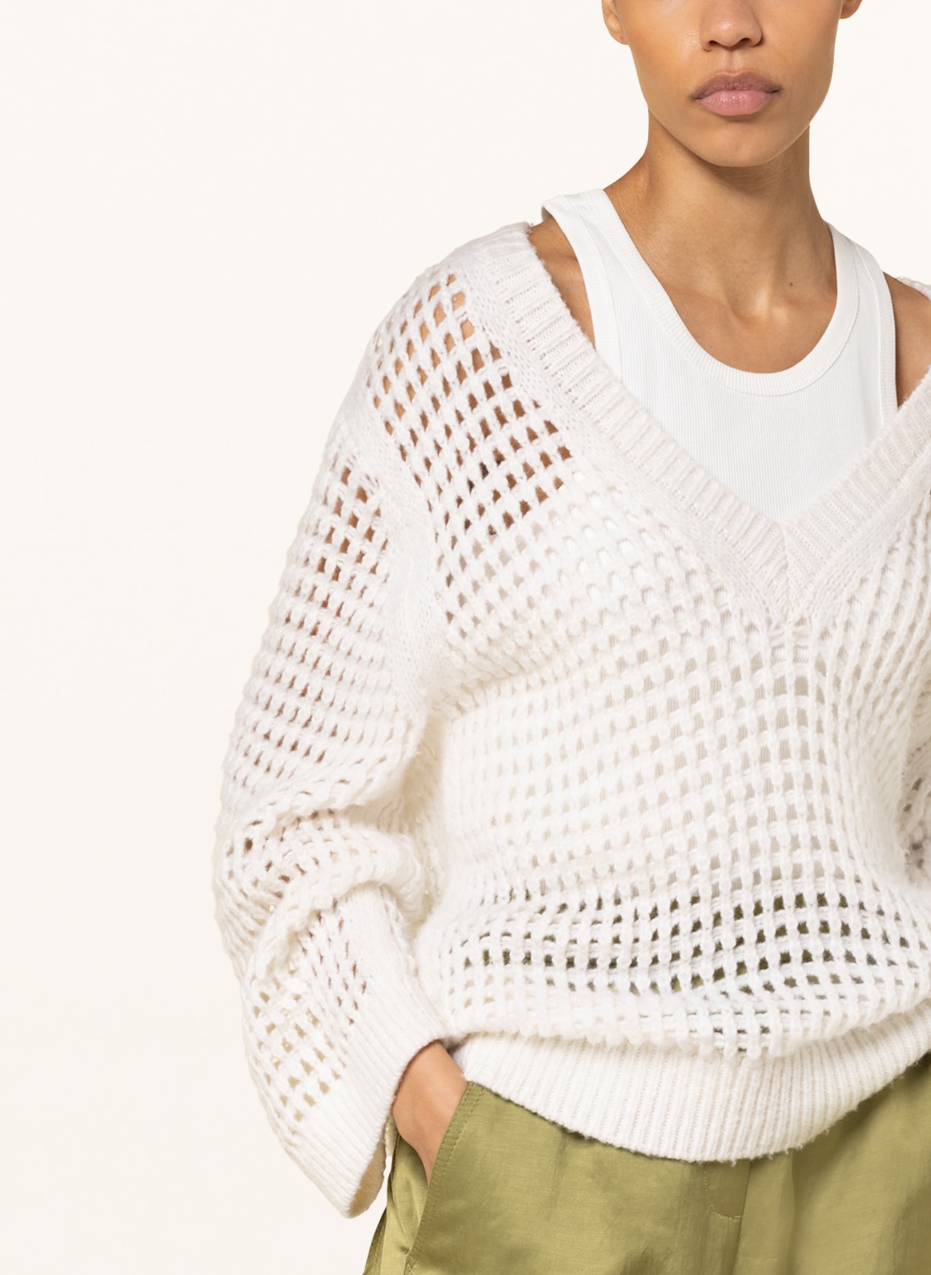 DOROTHEE SCHUMACHER Pullover, Farbe: CREME (Bild 4)