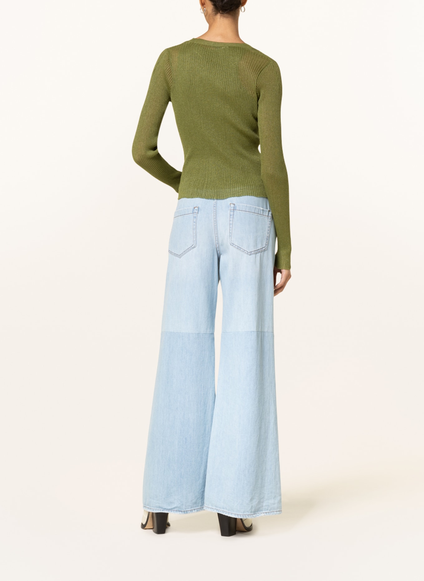 DOROTHEE SCHUMACHER Set: Knit top and cardigan, Color: 561 oliv (Image 3)