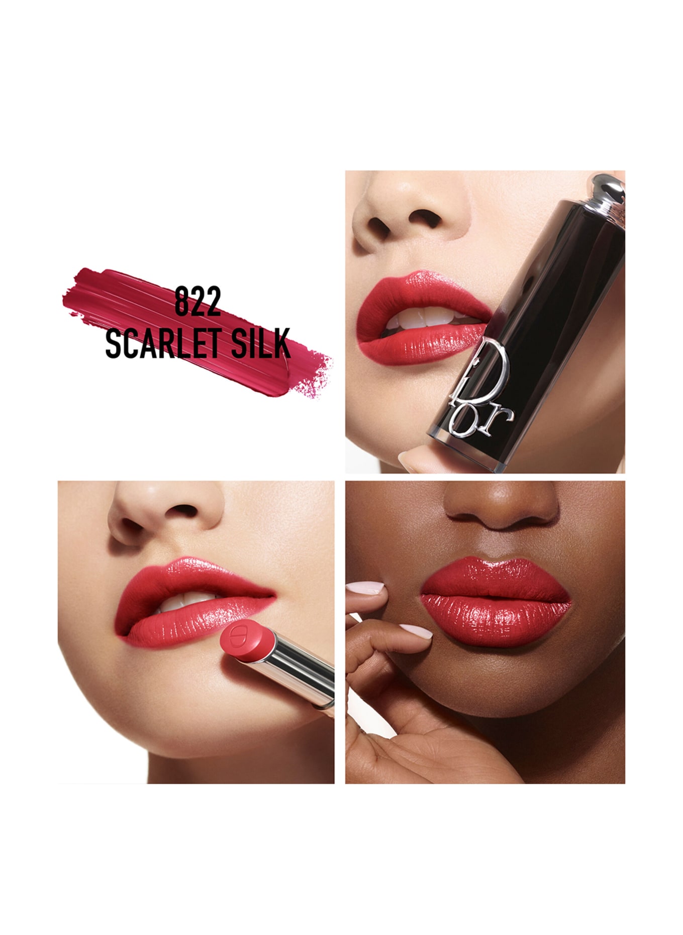 DIOR DIOR ADDICT: 822 SCARLET SILK