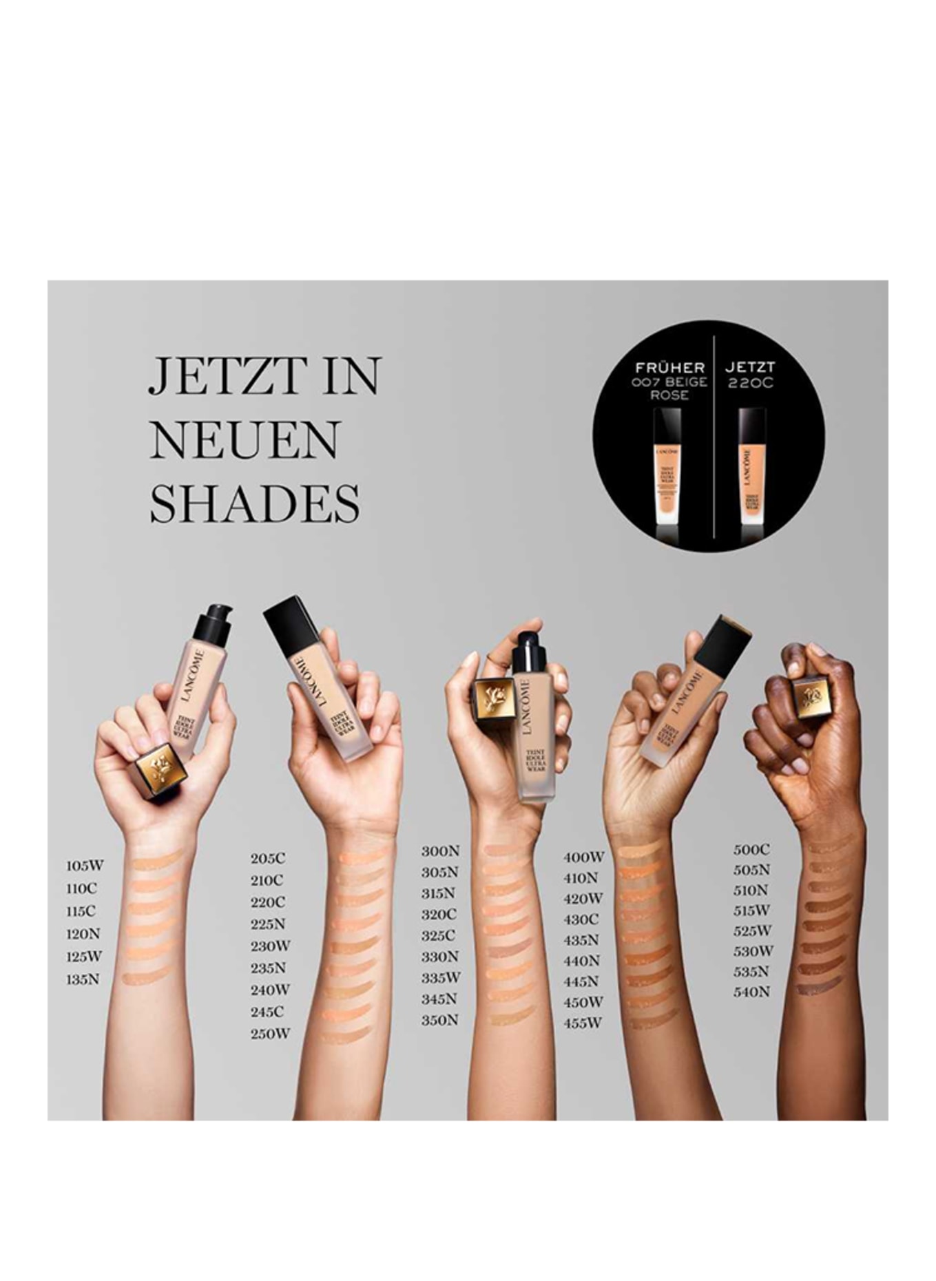 LANCÔME TEINT IDOLE ULTRA WEAR: 220C