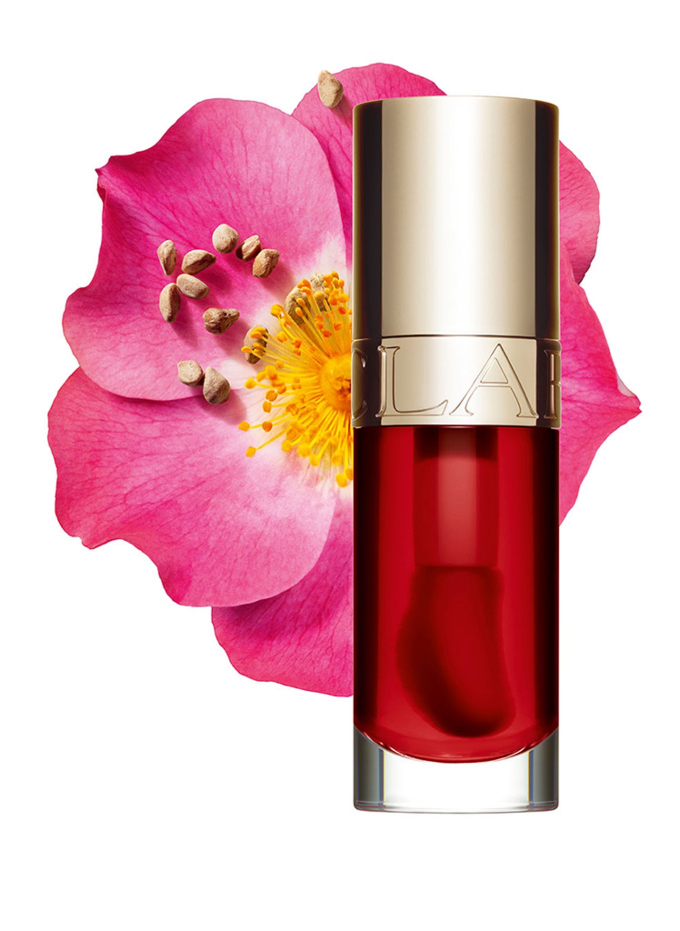 CLARINS LIP COMFORT OIL: 08 STRAWBERRY