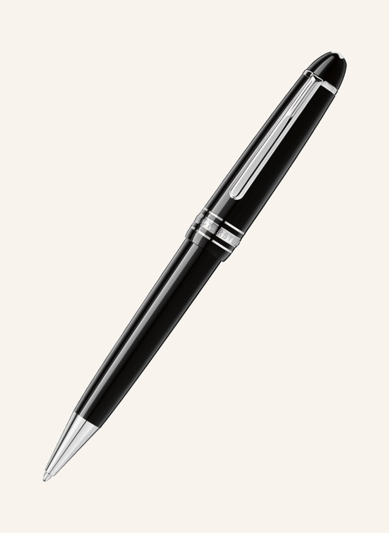 MONTBLANC Ballpoint pen MEISTERSTÜCK PLATINUM LINE , Color: BLACK/ SILVER (Image 1)
