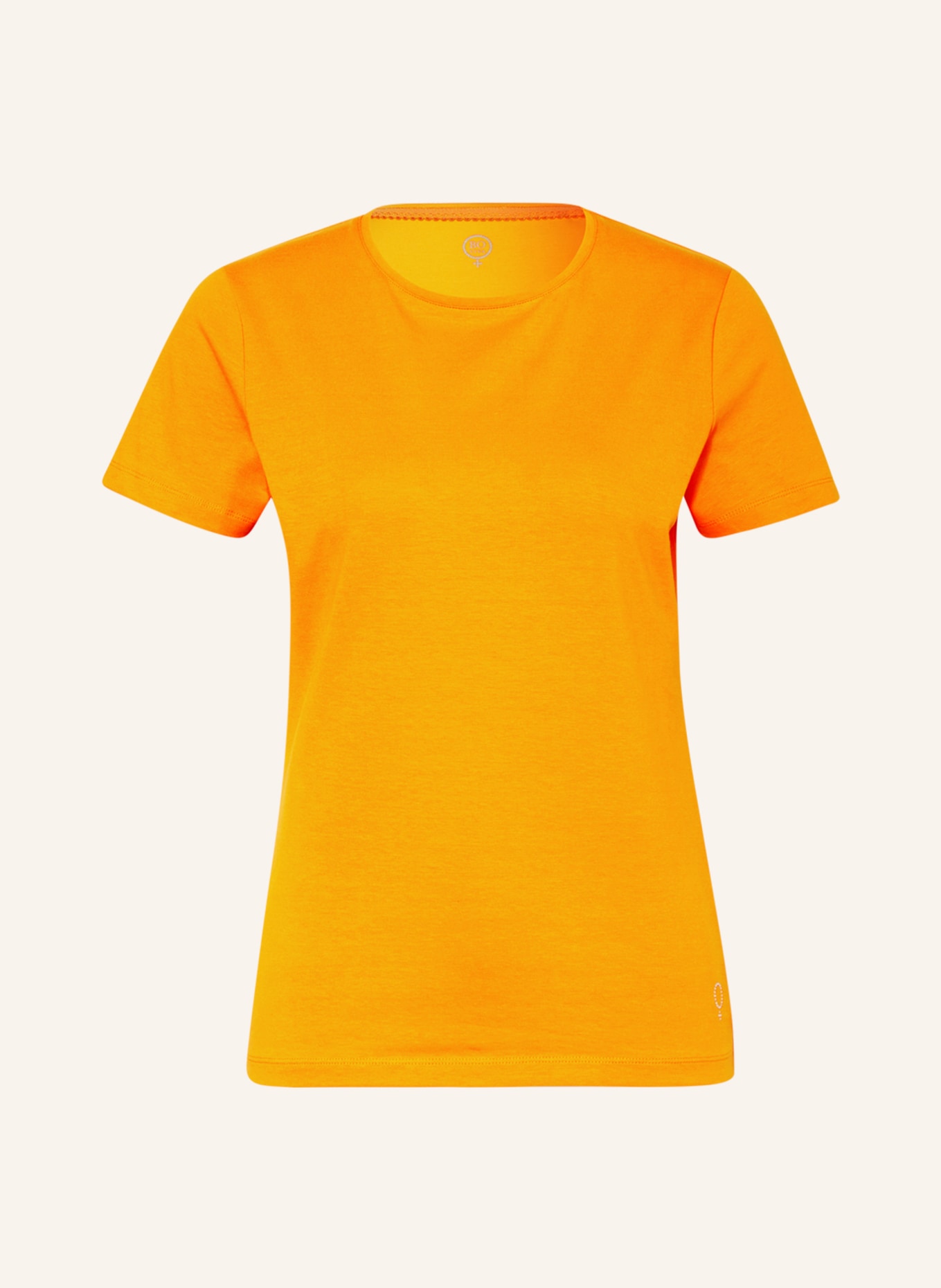 BOVIVA T-Shirt mit Schmucksteinen, Farbe: ORANGE (Bild 1)