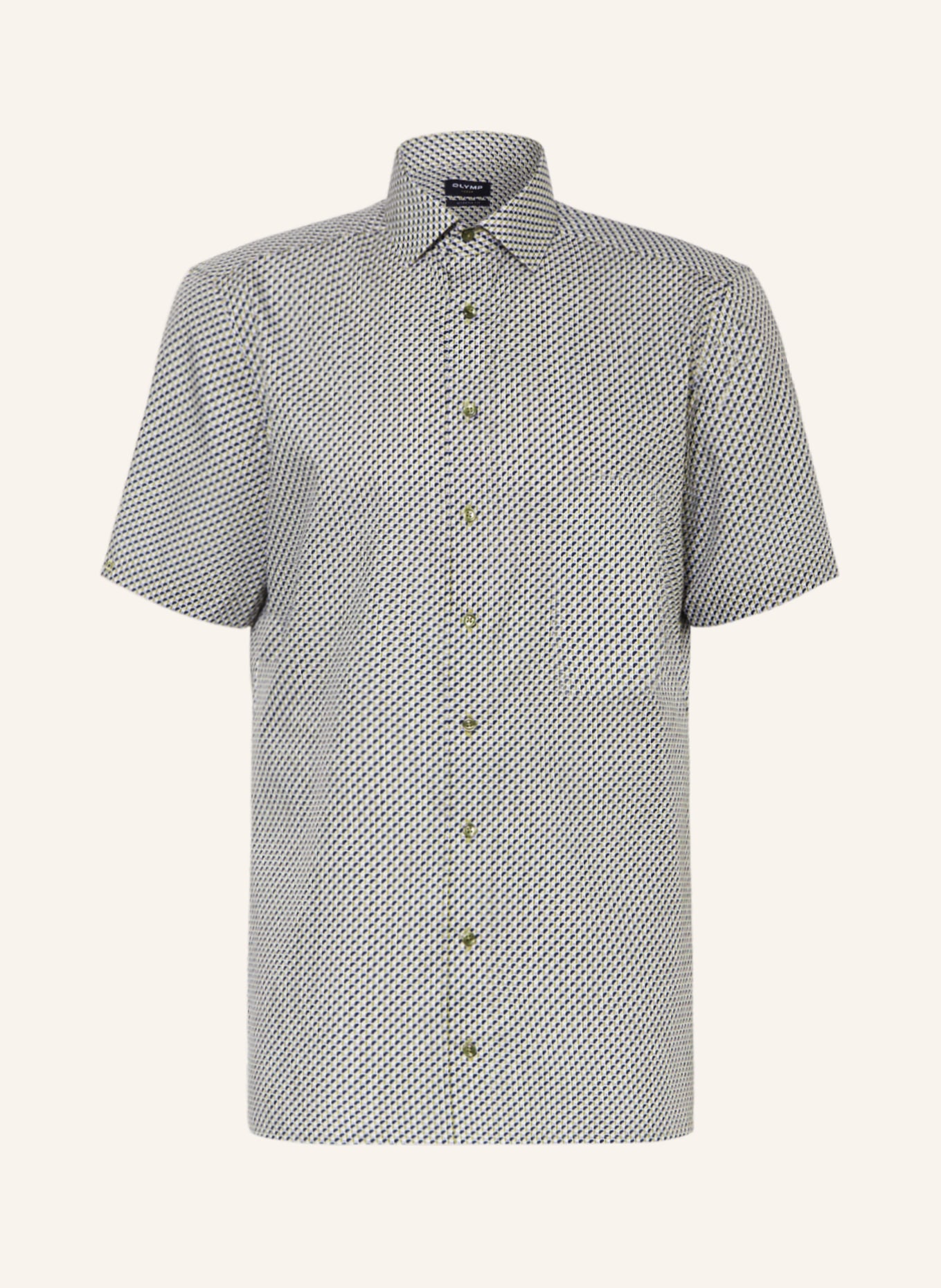OLYMP Košile s krátkým rukávem Luxor Modern Fit, Barva: SVĚTLE ZELENÁ/ SVĚTLE FIALOVÁ/ TMAVĚ MODRÁ (Obrázek 1)