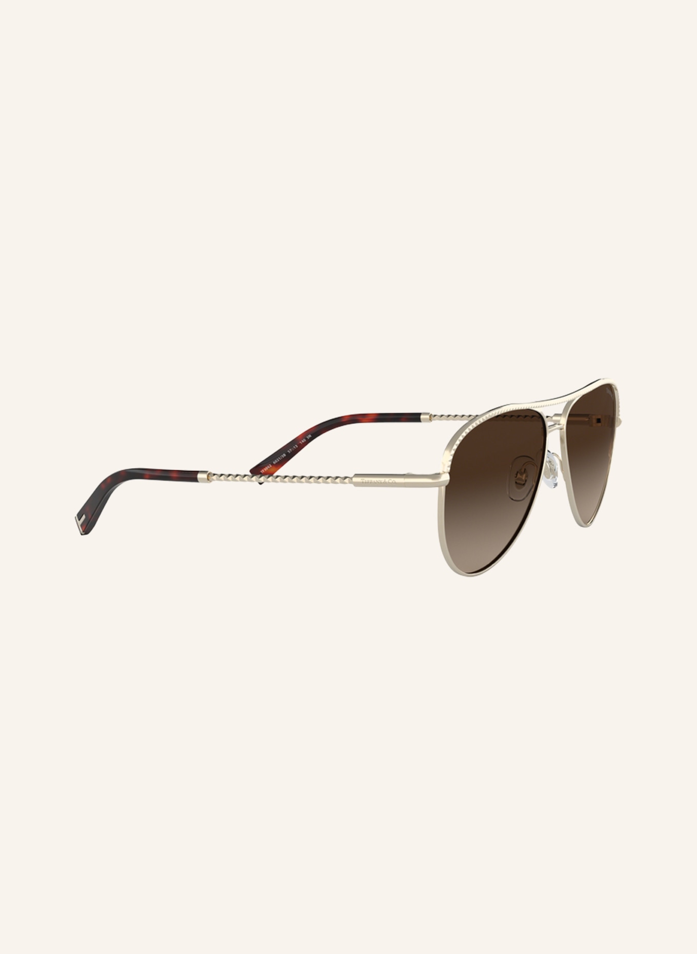 TIFFANY & Co. Sunglasses TF3062, Color: 60213B - GOLD/BROWN GRADIENT (Image 3)