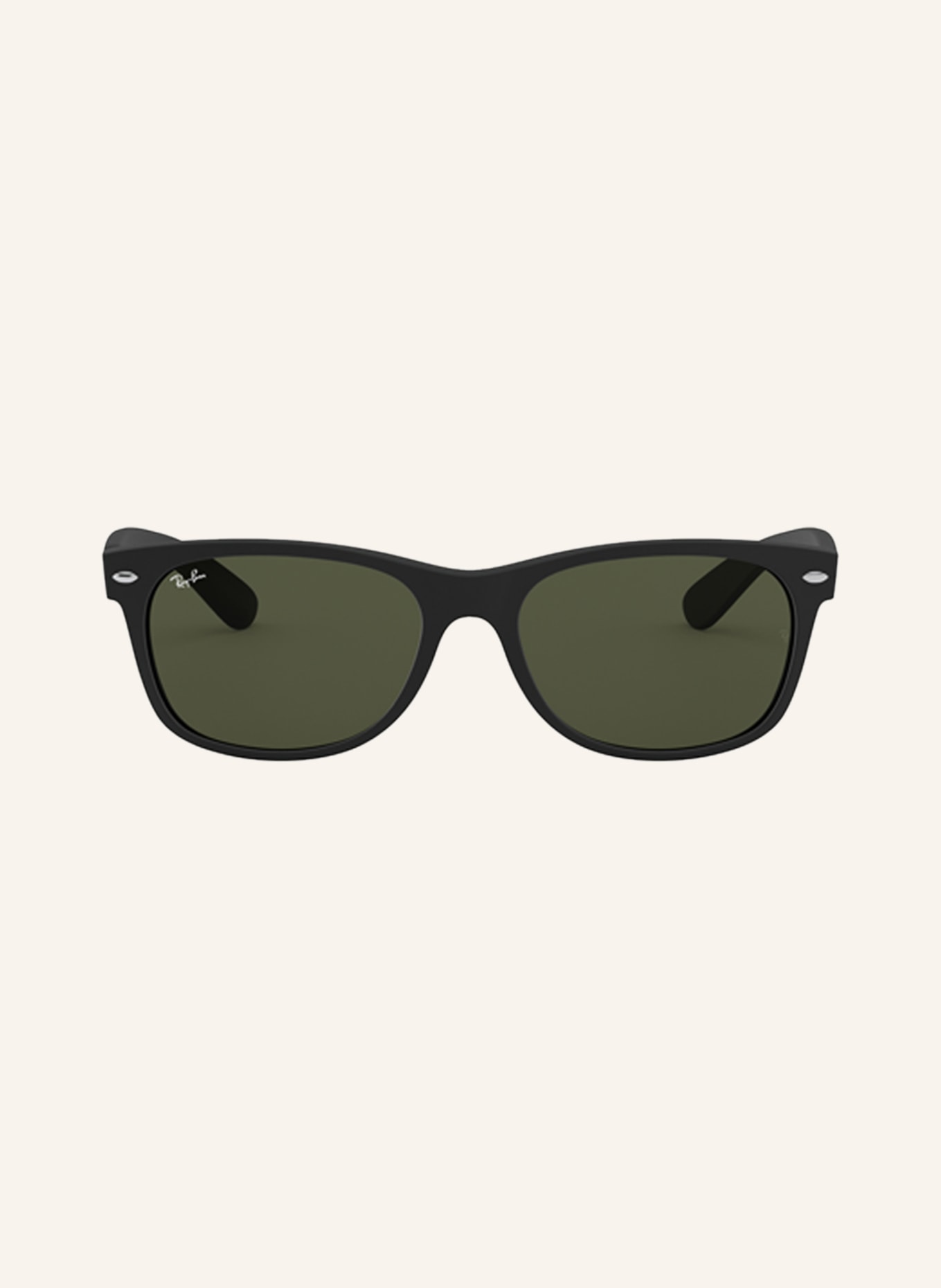 Ray-Ban Sonnenbrille RB2132 NEW WAYFARER: 622/55 - SCHWARZ/ GRÜN