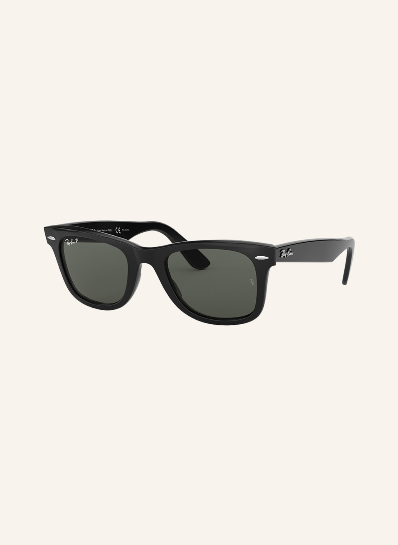 Ray-Ban Sunglasses RB2140 , Color: 901/58 - BLACK/GREEN POLARIZED (Image 1)