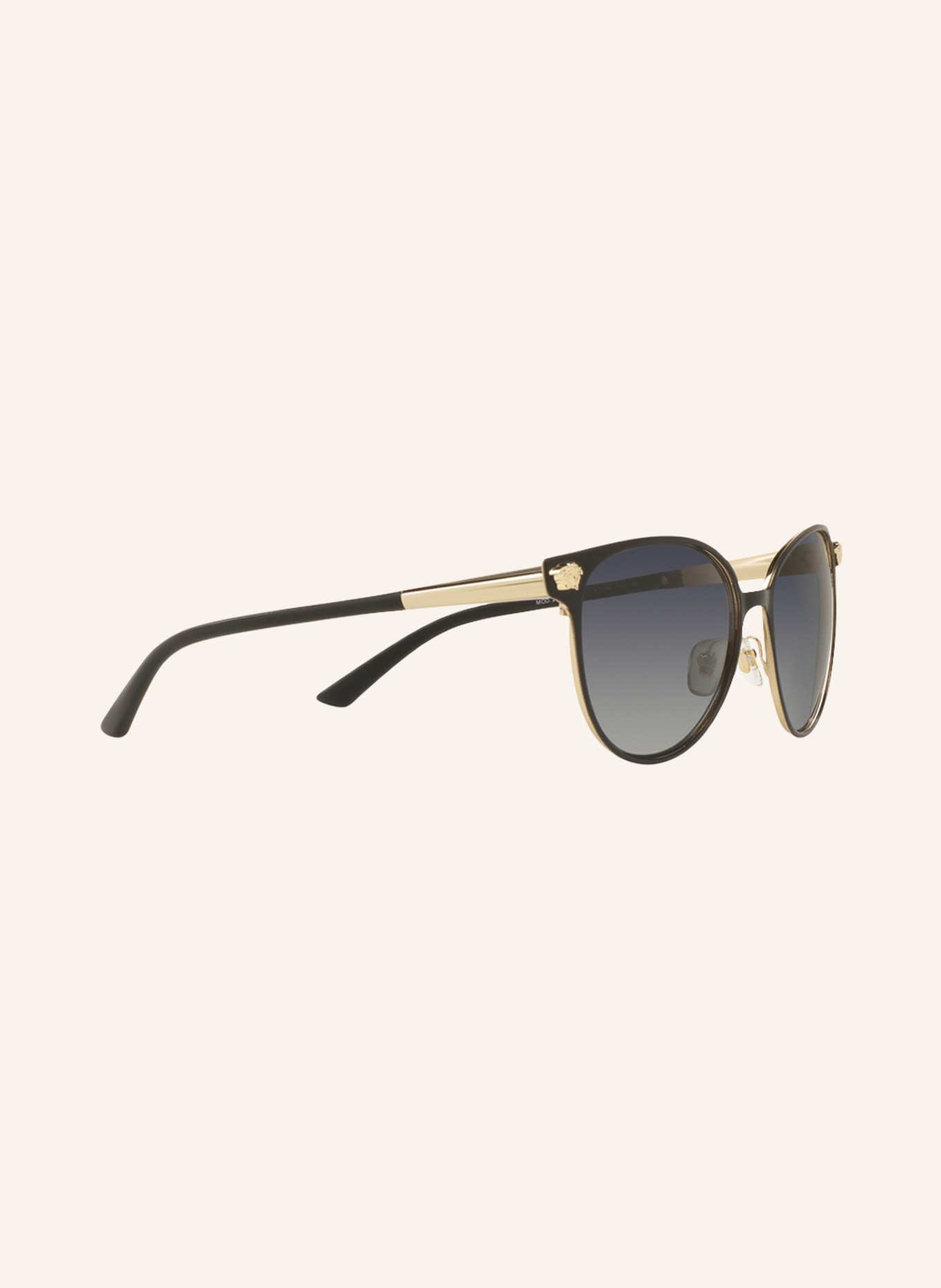 VERSACE Sonnenbrille VE2168: 1377T3 - SCHWARZ/ GRAU POLARISIERT