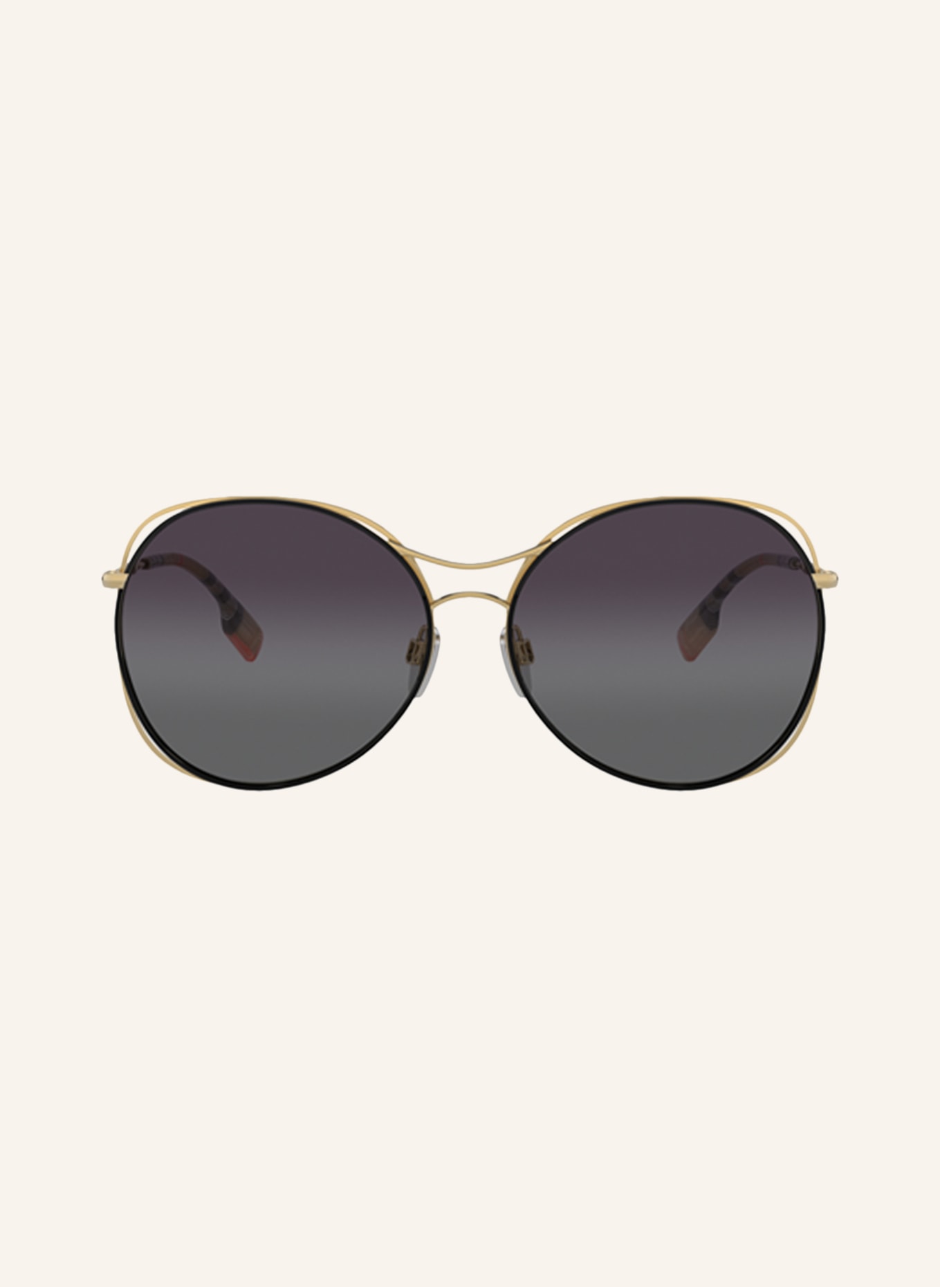 BURBERRY Sunglasses BE3105 , Color: 10178G - GOLD/ DARK GRAY GRADIENT (Image 2)