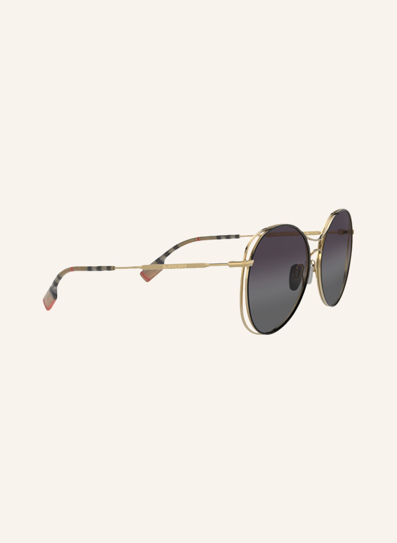 BURBERRY Sunglasses BE3105 , Color: 10178G - GOLD/ DARK GRAY GRADIENT (Image 3)