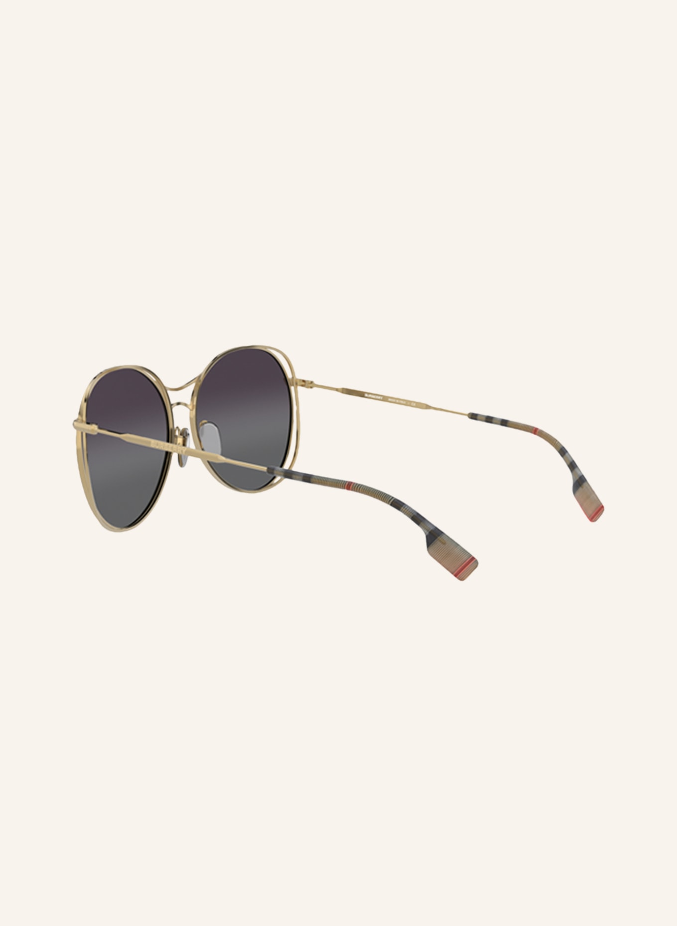 BURBERRY Sunglasses BE3105 , Color: 10178G - GOLD/ DARK GRAY GRADIENT (Image 4)