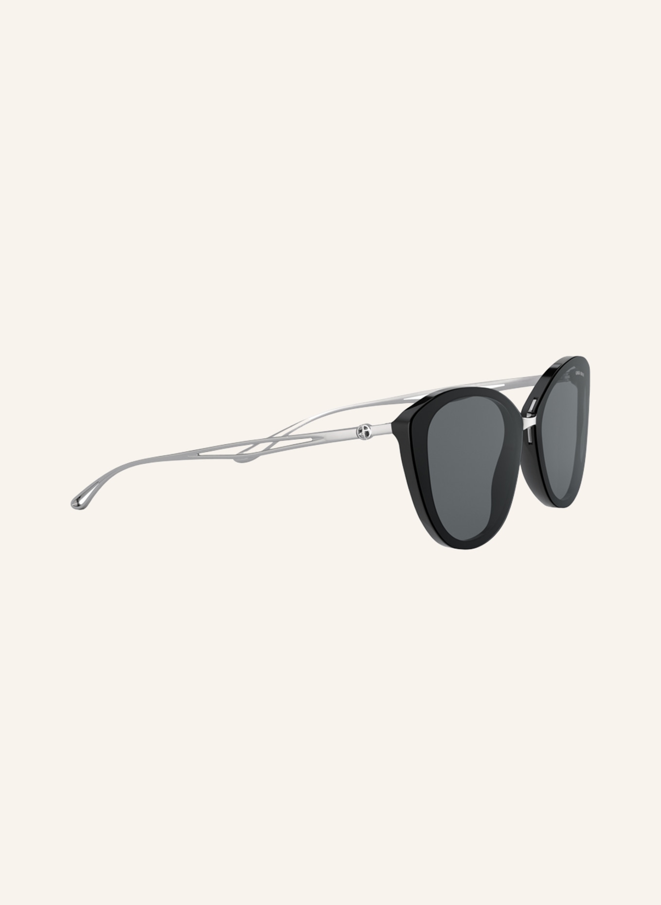 EMPORIO ARMANI Sunglasses AR 8123, Color: 500187 - BLACK/ SILVER MIRRORED (Image 3)