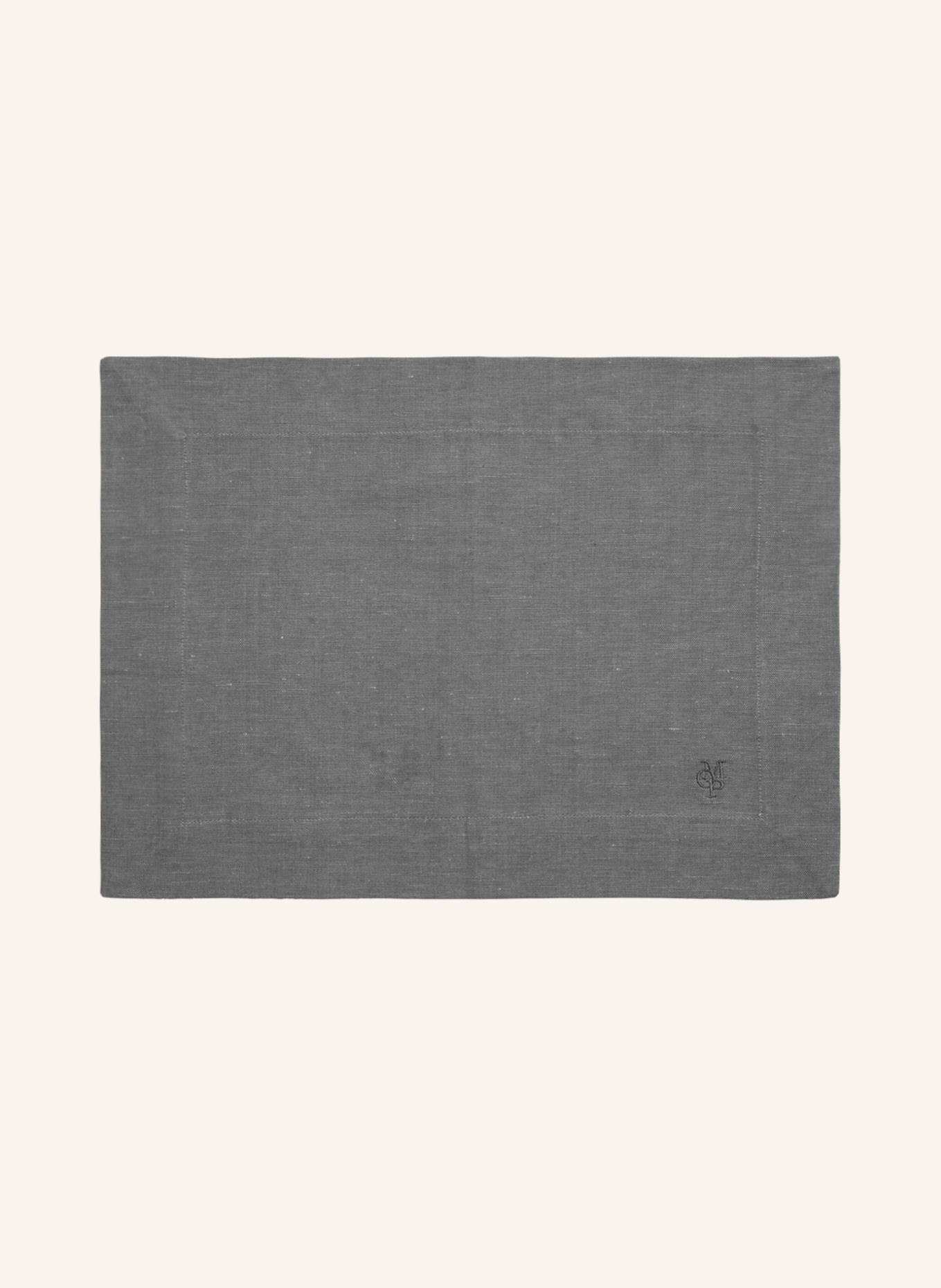 Marc O'Polo Placemats AKALLA with linen, Color: GRAY (Image 1)