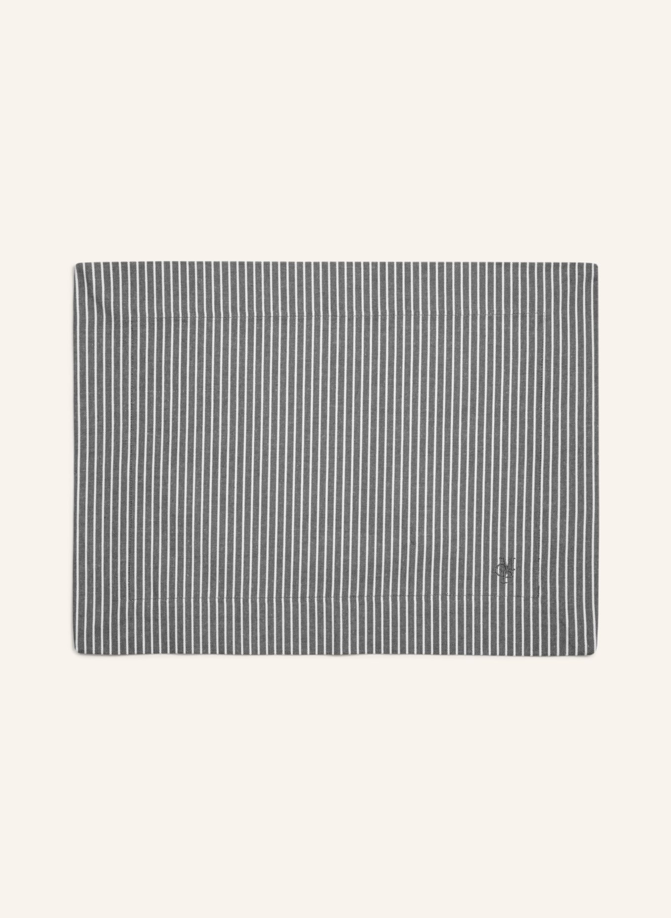 Marc O'Polo Placemats TENTSTRA, Color: DARK GRAY/ WHITE (Image 1)