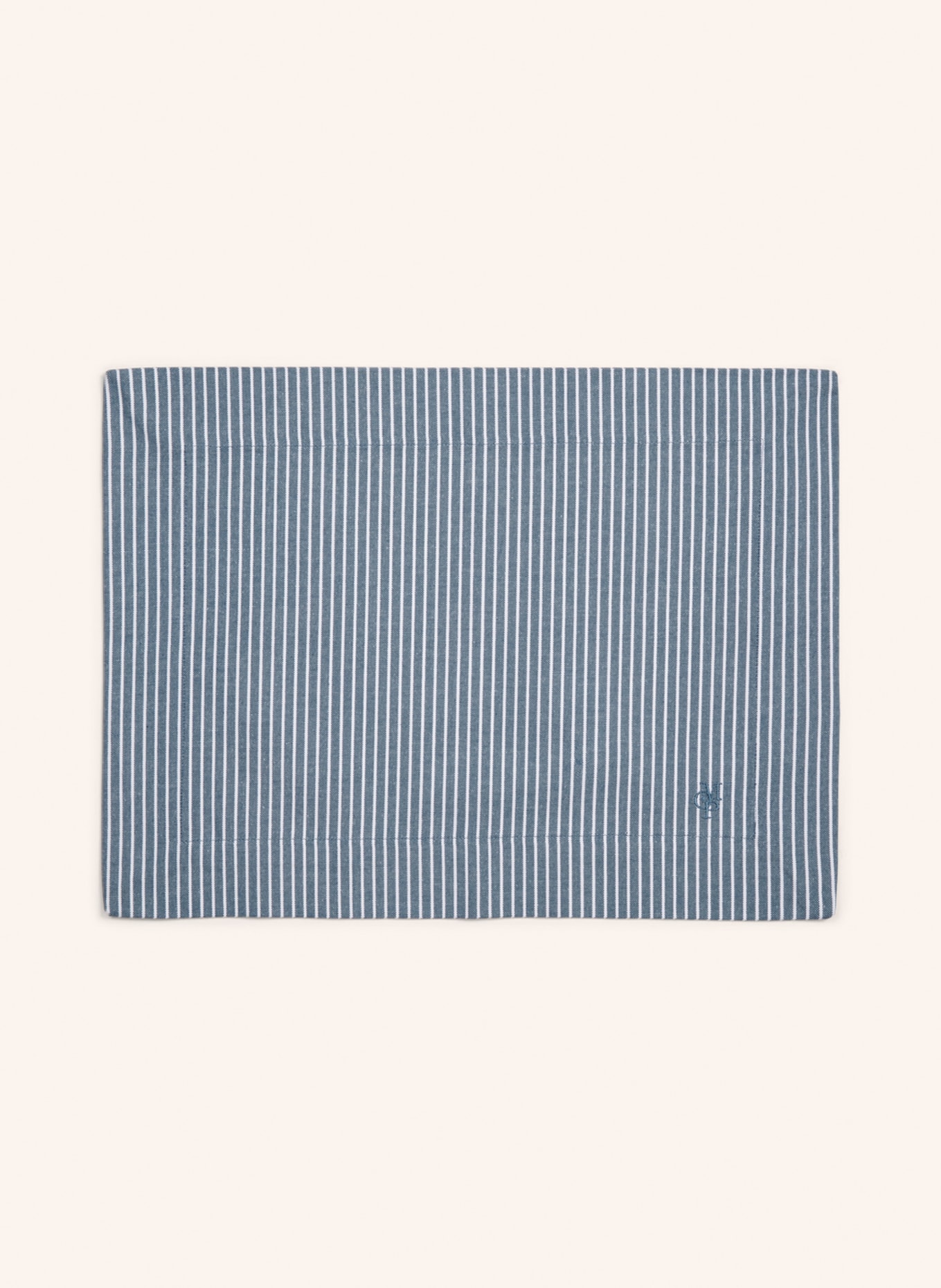 Marc O'Polo Placemats TENTSTRA, Color: BLUE GRAY/ WHITE (Image 1)