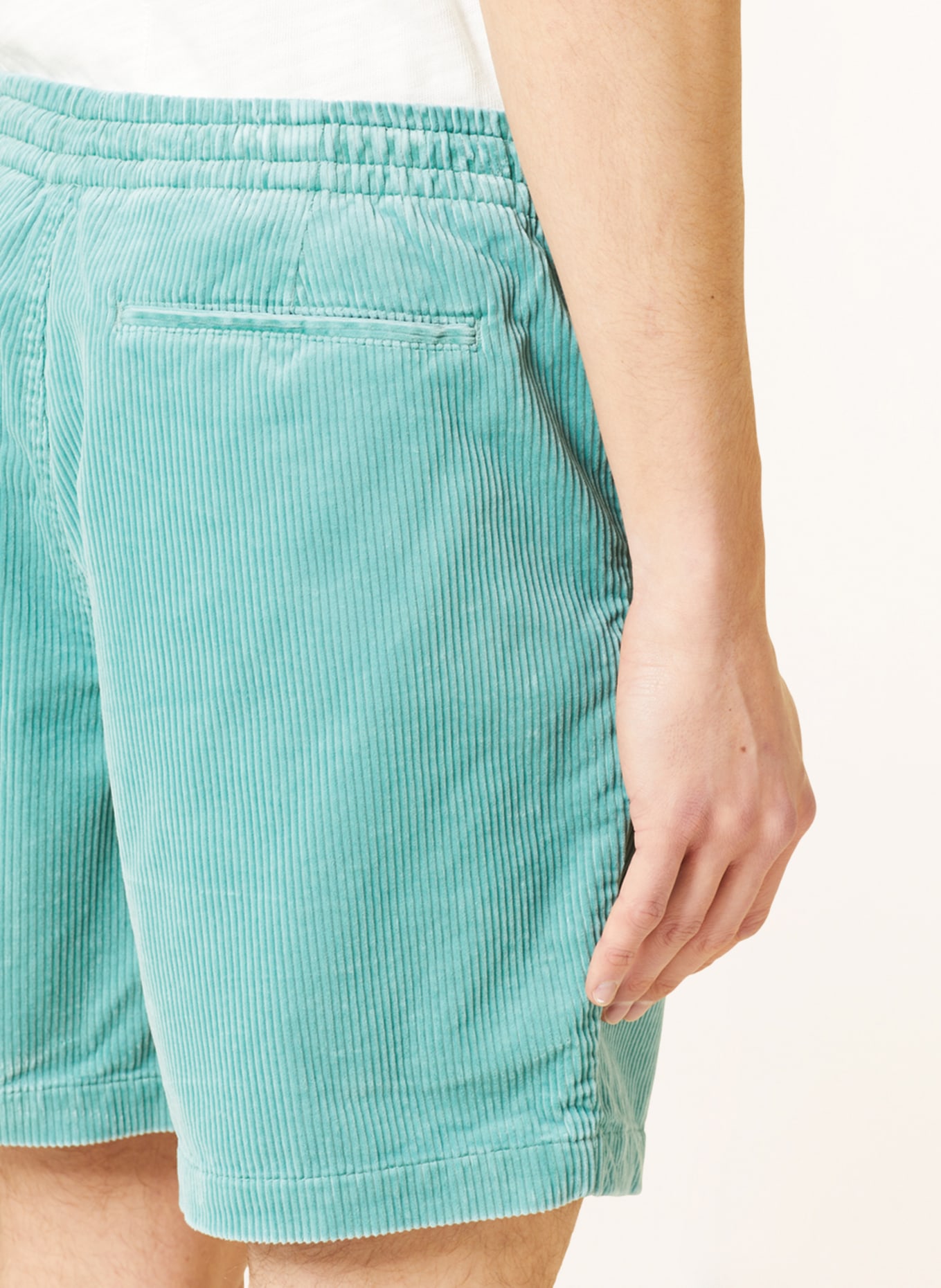 POLO RALPH LAUREN Cord-Shorts Classic Fit, Farbe: GRÜN (Bild 5)