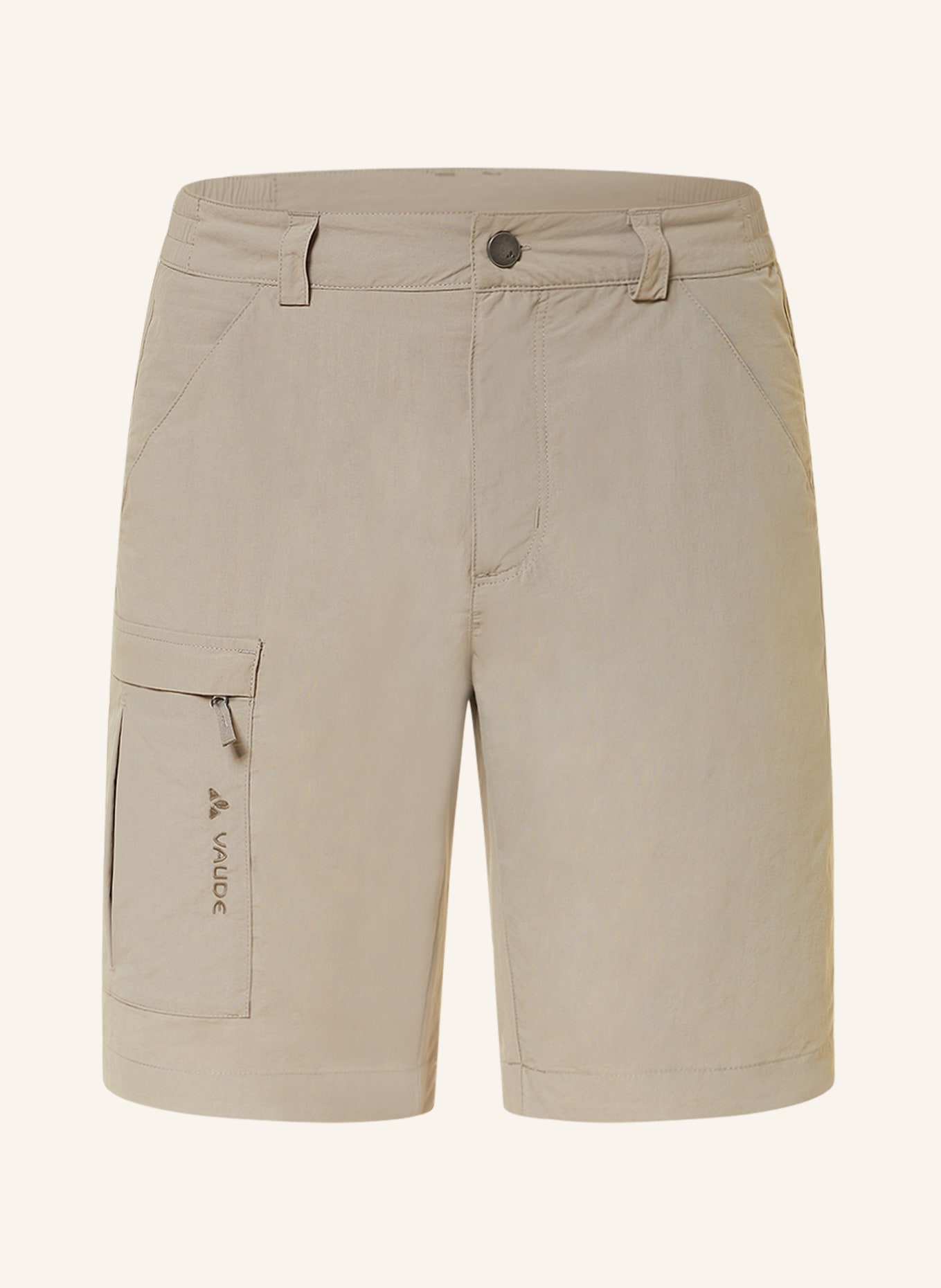 VAUDE Outdoorové šortky FARLEY V s UV ochranou 50+, Barva: BÉŽOVÁ (Obrázek 1)