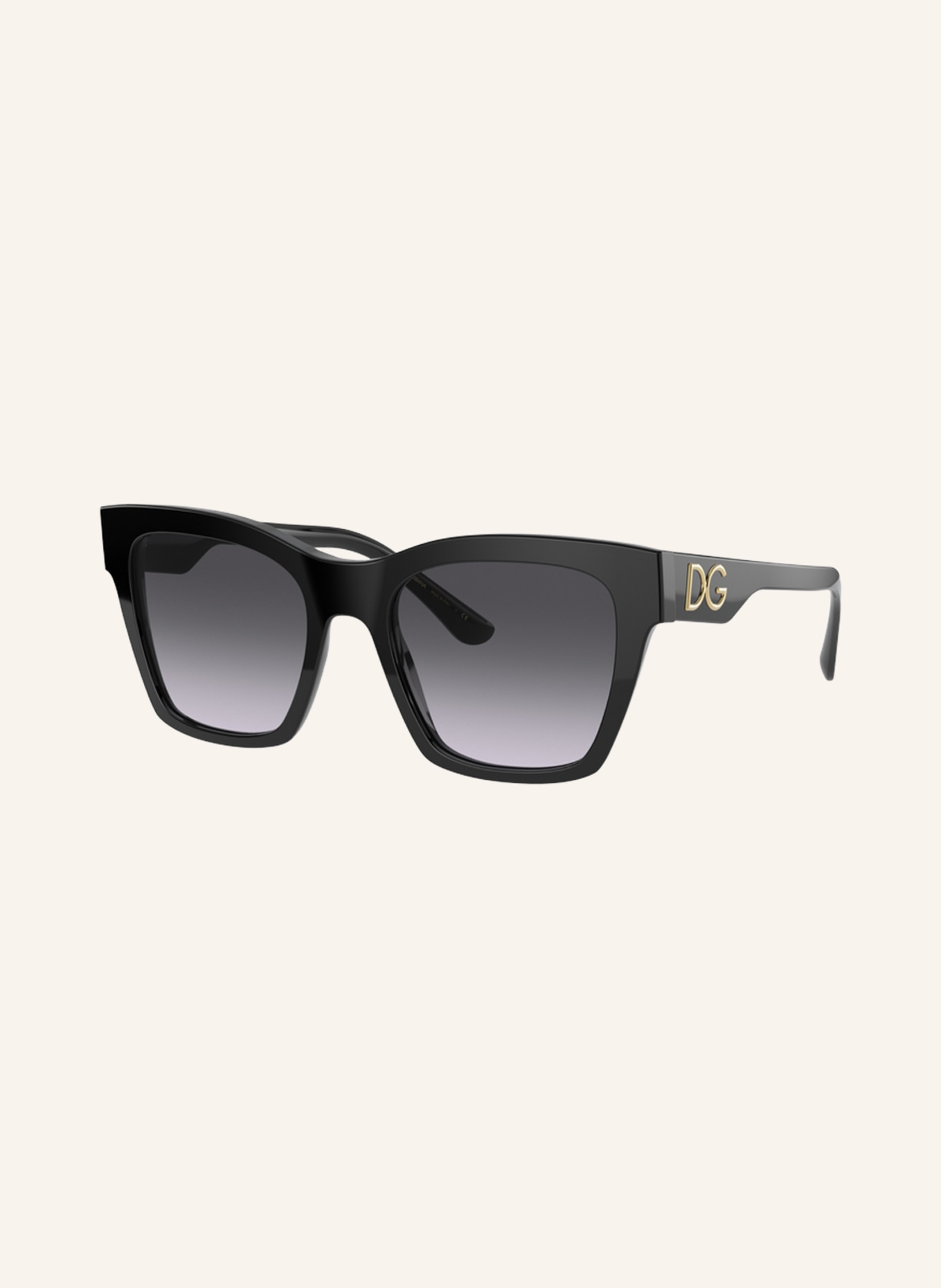 DOLCE & GABBANA Sunglasses DG4384, Color: 501/8G - BLACK/ GRAY GRADIENT (Image 1)