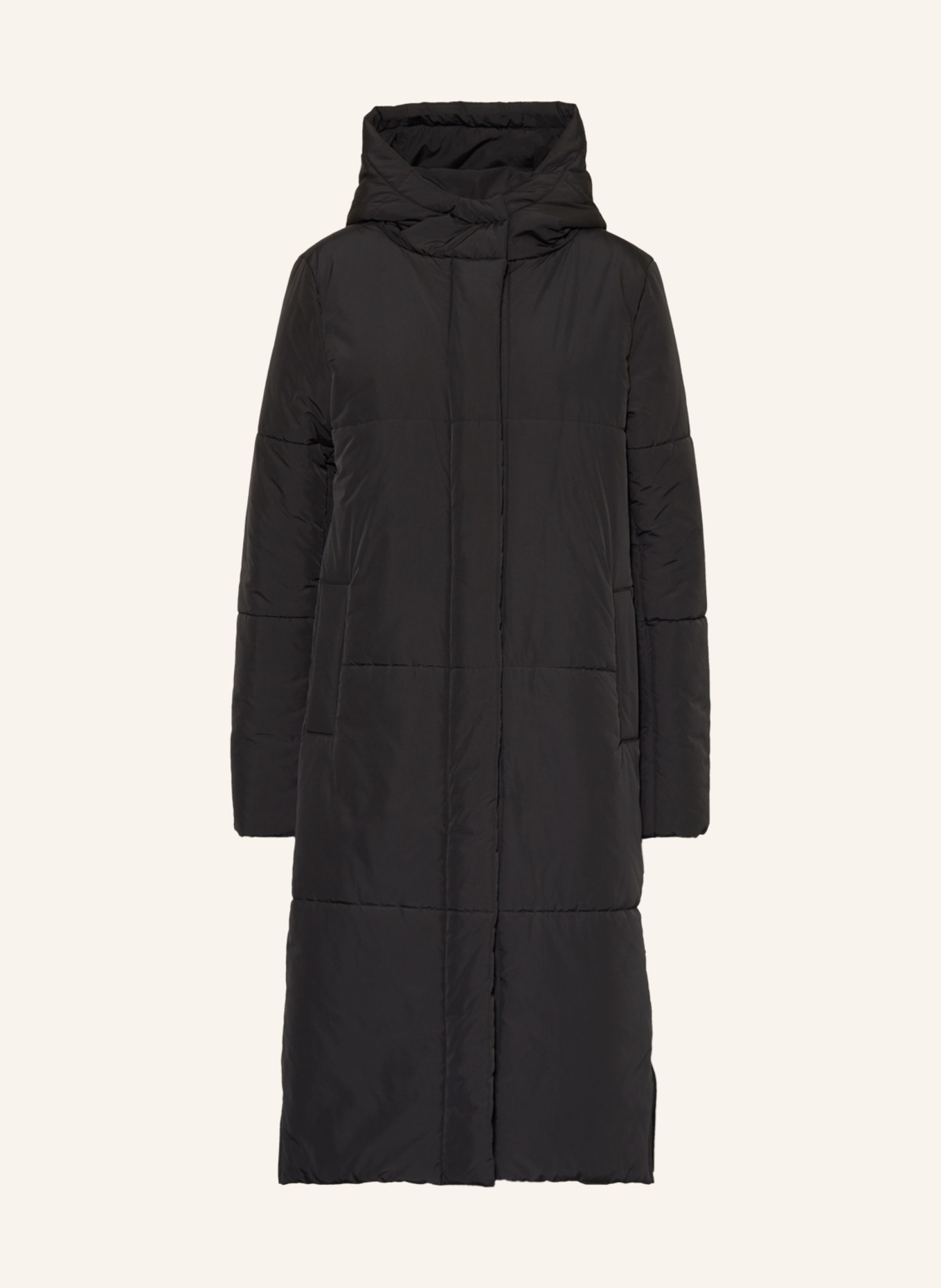LANIUS Quilted coat, Color: BLACK (Image 1)