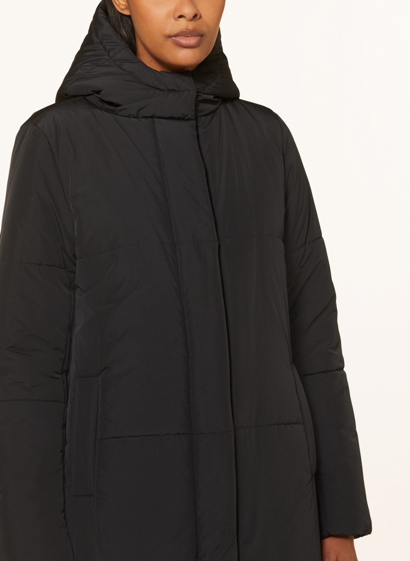 LANIUS Quilted coat, Color: BLACK (Image 5)