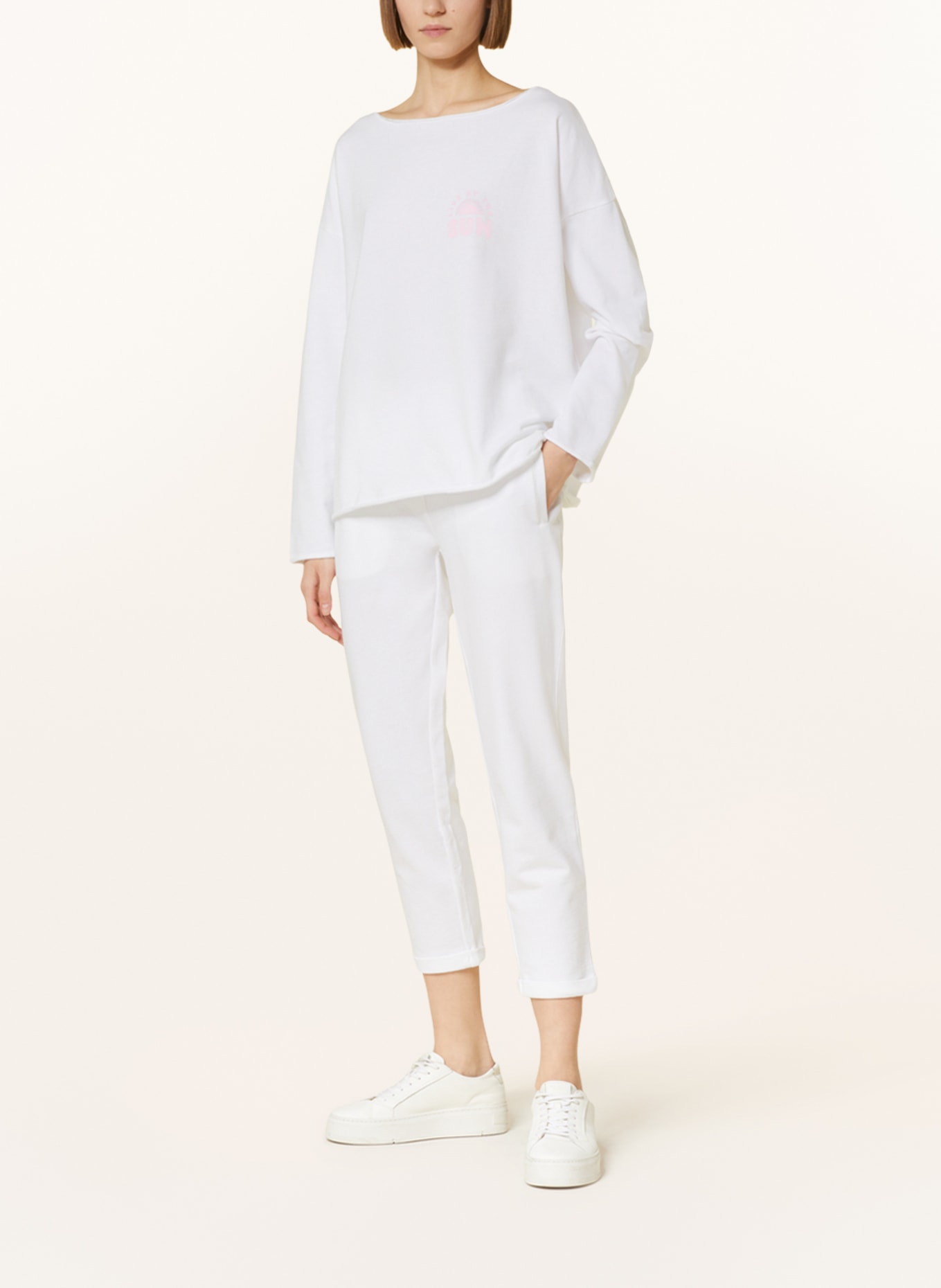 Juvia Sweatpants, Color: WHITE (Image 2)